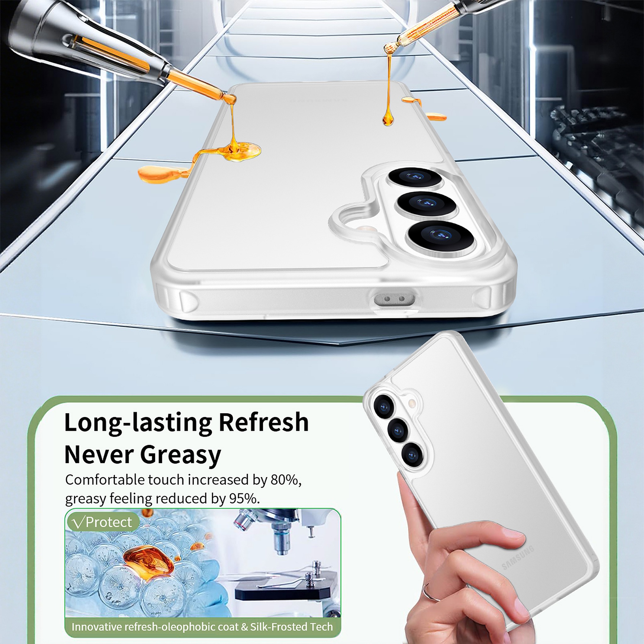 SendaFit Matte Skin-Feel Two-in-One Case for Galaxy S26+ detail 42
