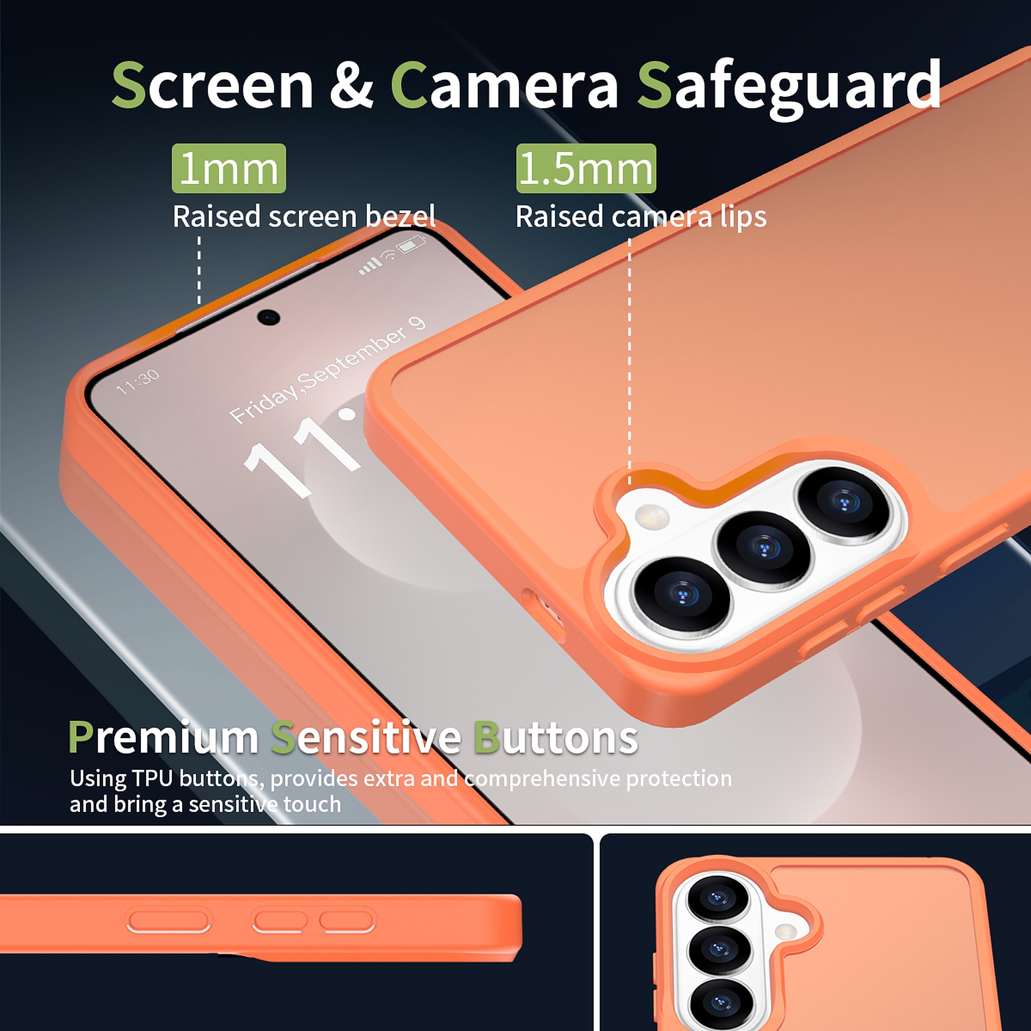 SendaFit Matte Skin-Feel Two-in-One Case for Galaxy S26+ detail 46