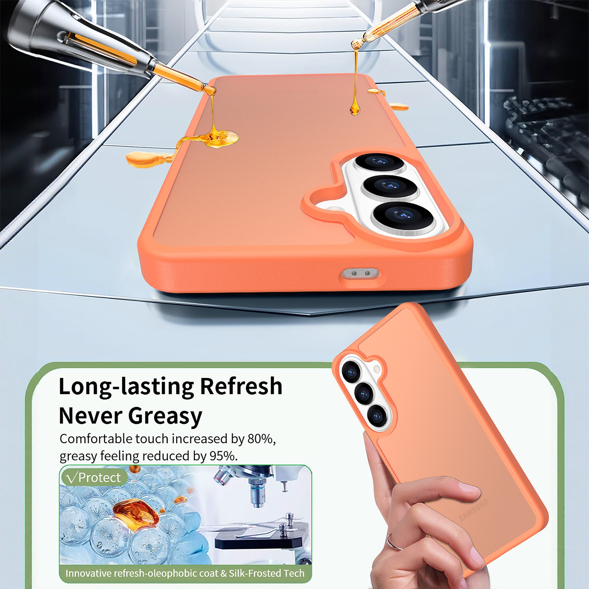 SendaFit Matte Skin-Feel Two-in-One Case for Galaxy S26+ detail 47