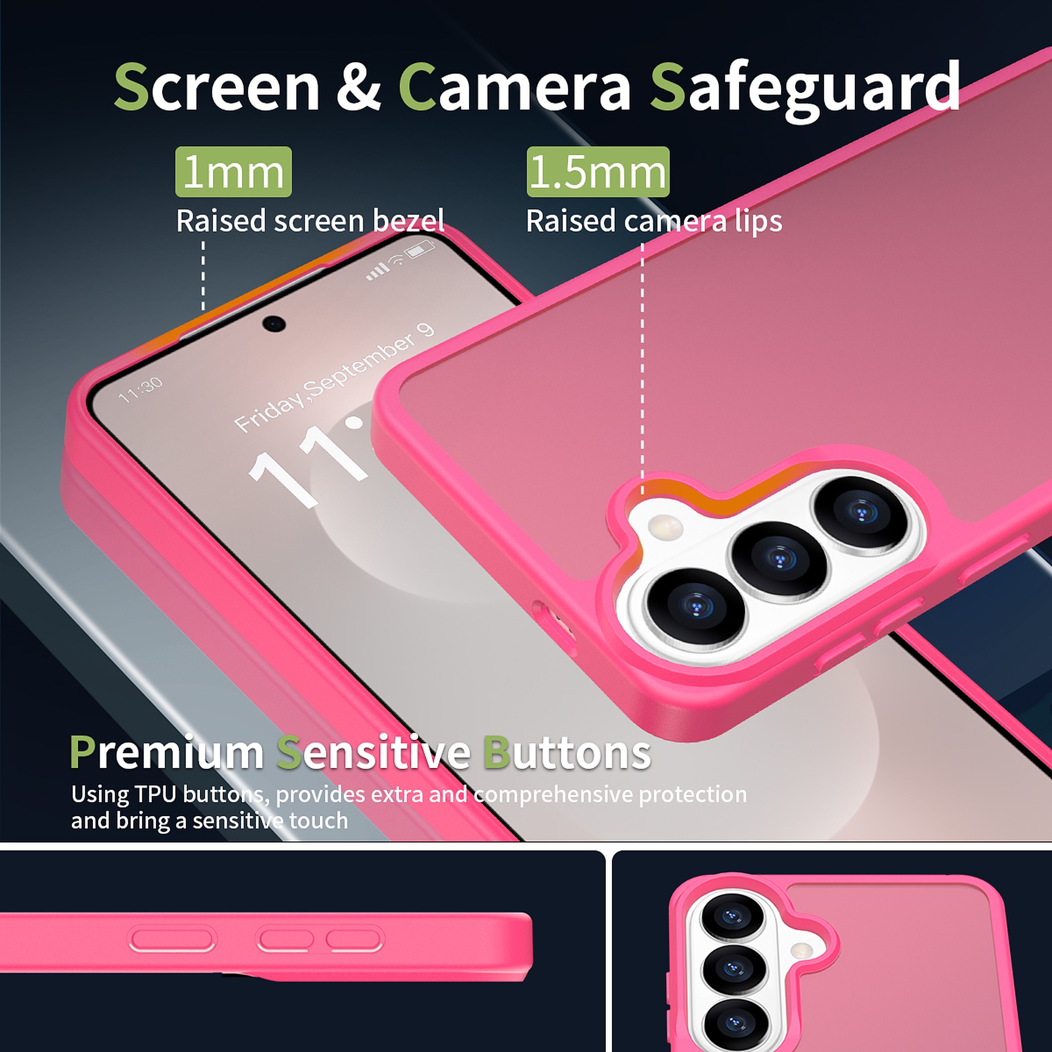 SendaFit Matte Skin-Feel Two-in-One Case for Galaxy S26+ detail 6