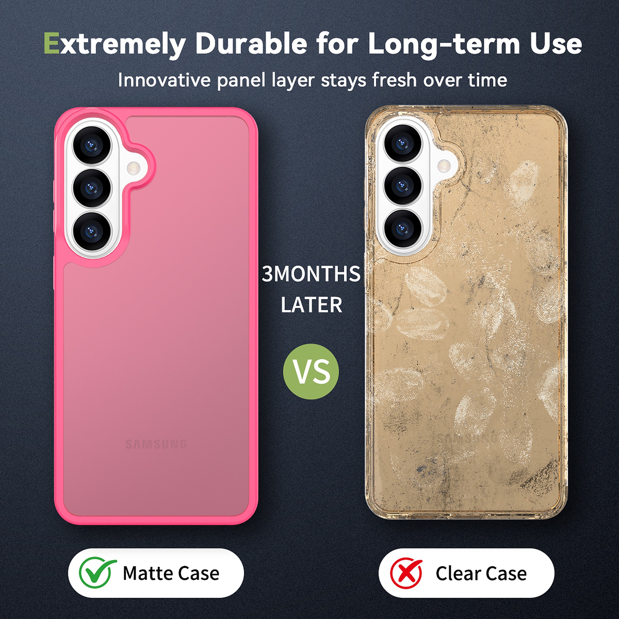 SendaFit Matte Skin-Feel Two-in-One Case for Galaxy S26+ detail 8
