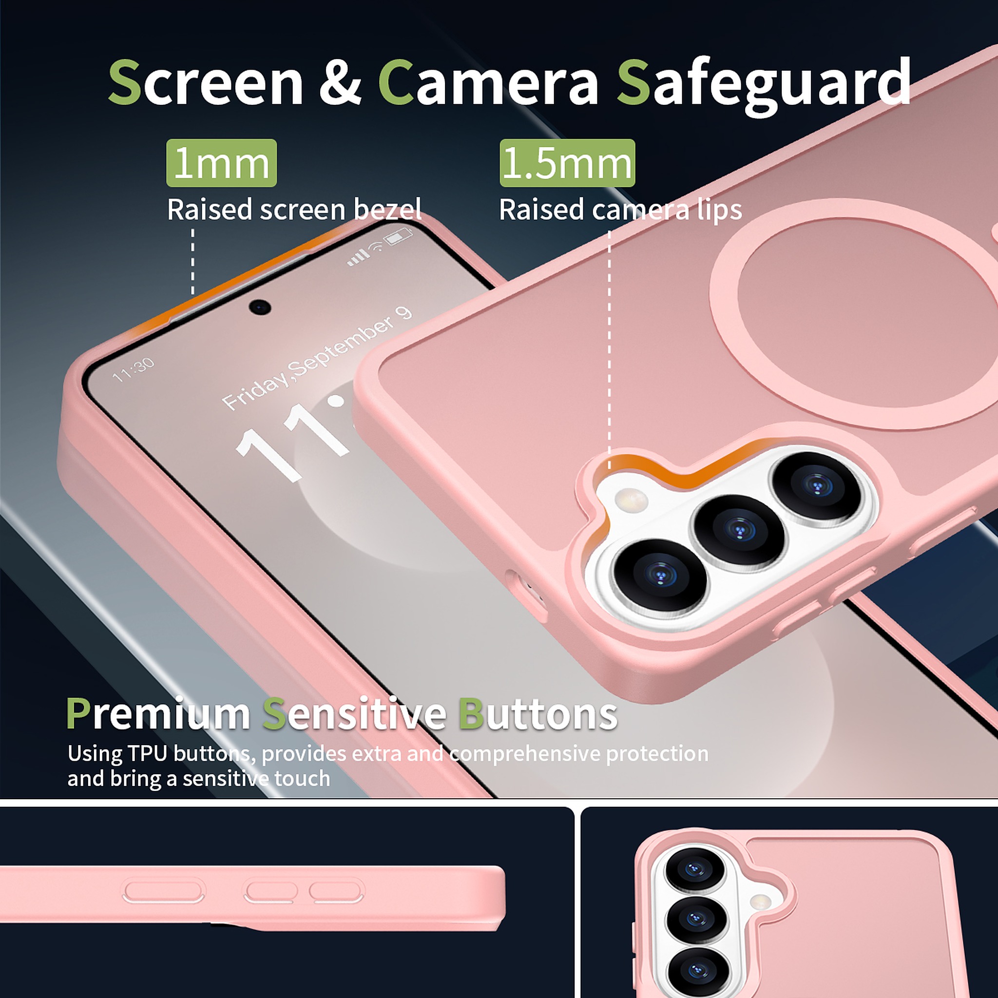 SendaFit Matte Skin-Feel Two-in-One MagSafe Case for Galaxy S26+ detail 12