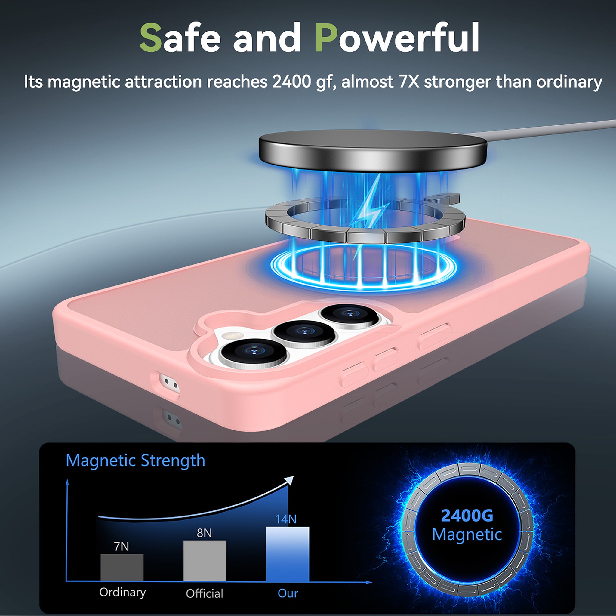 SendaFit Matte Skin-Feel Two-in-One MagSafe Case for Galaxy S26+ detail 14