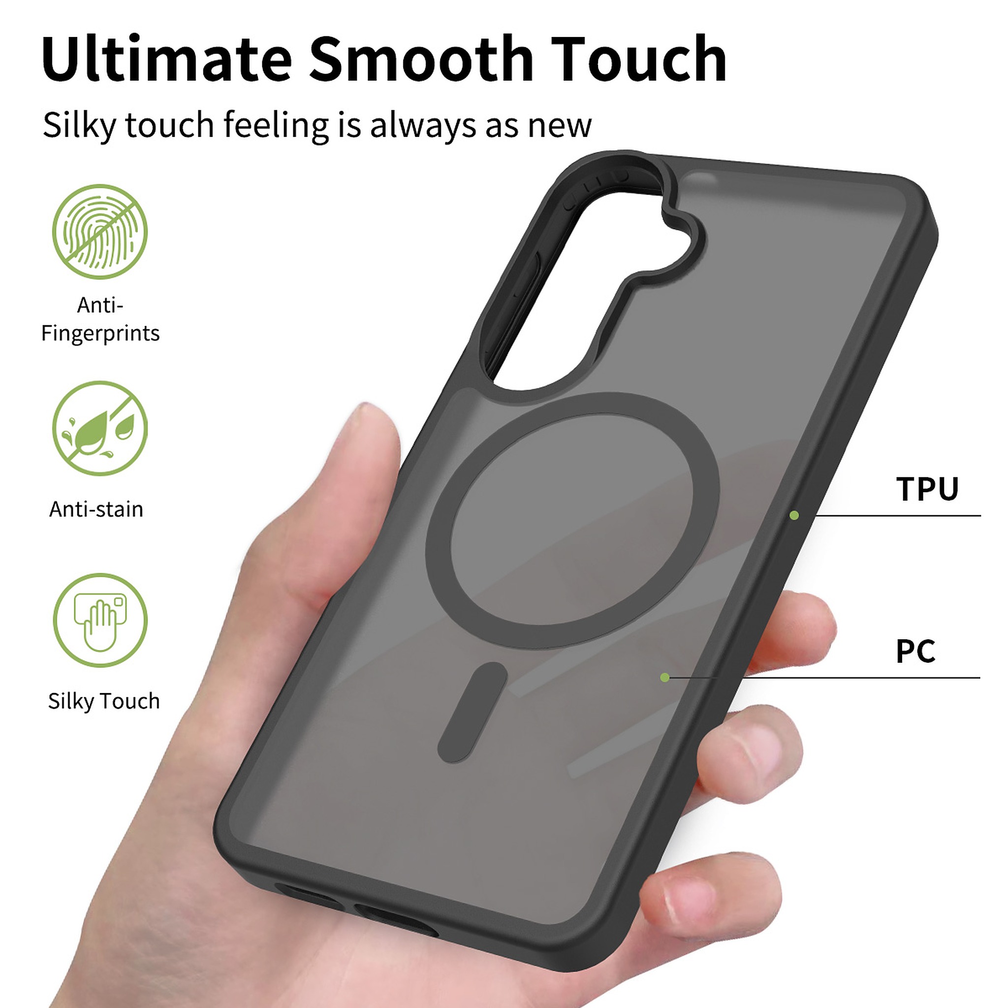 SendaFit Matte Skin-Feel Two-in-One MagSafe Case for Galaxy S26+ detail 15