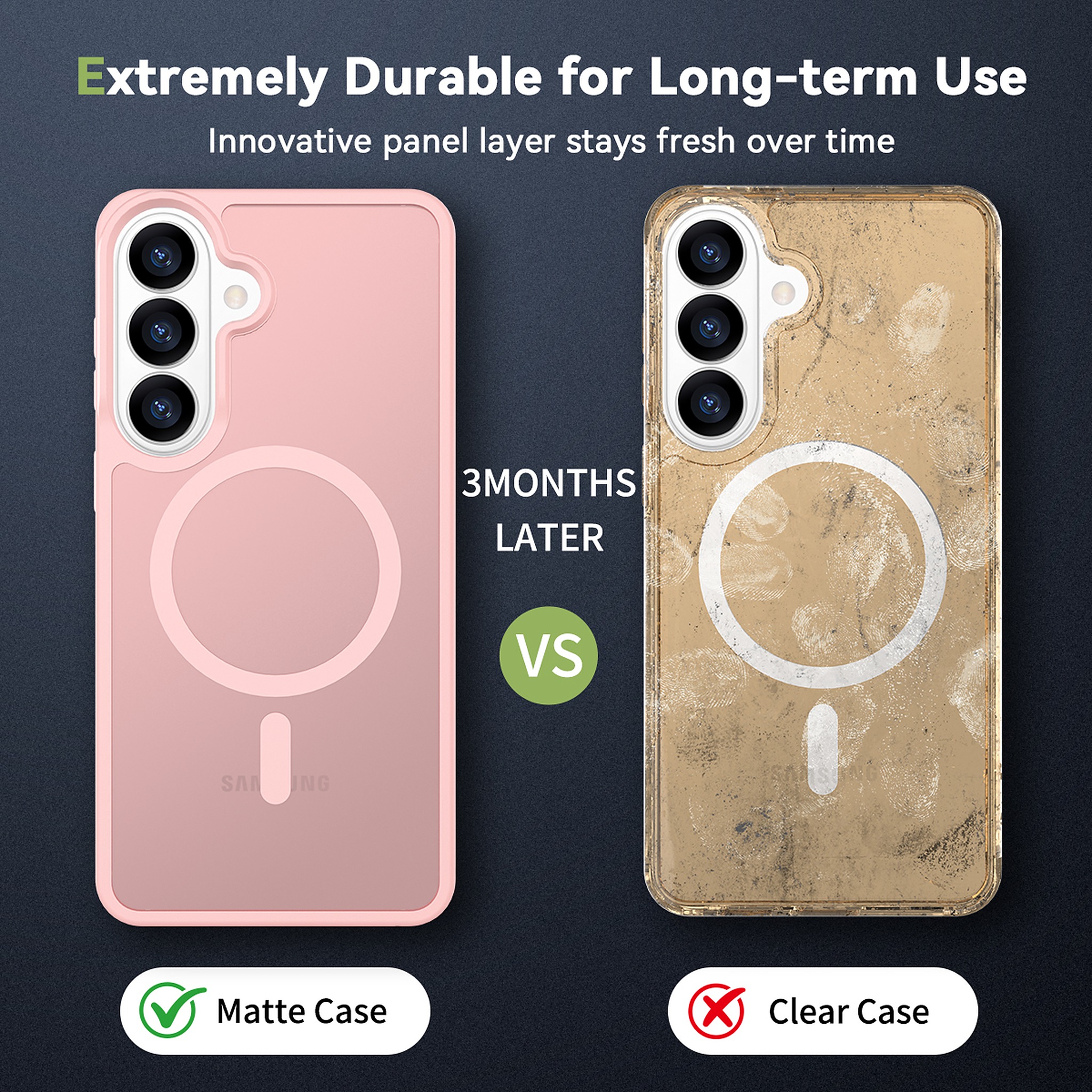 SendaFit Matte Skin-Feel Two-in-One MagSafe Case for Galaxy S26+ detail 16