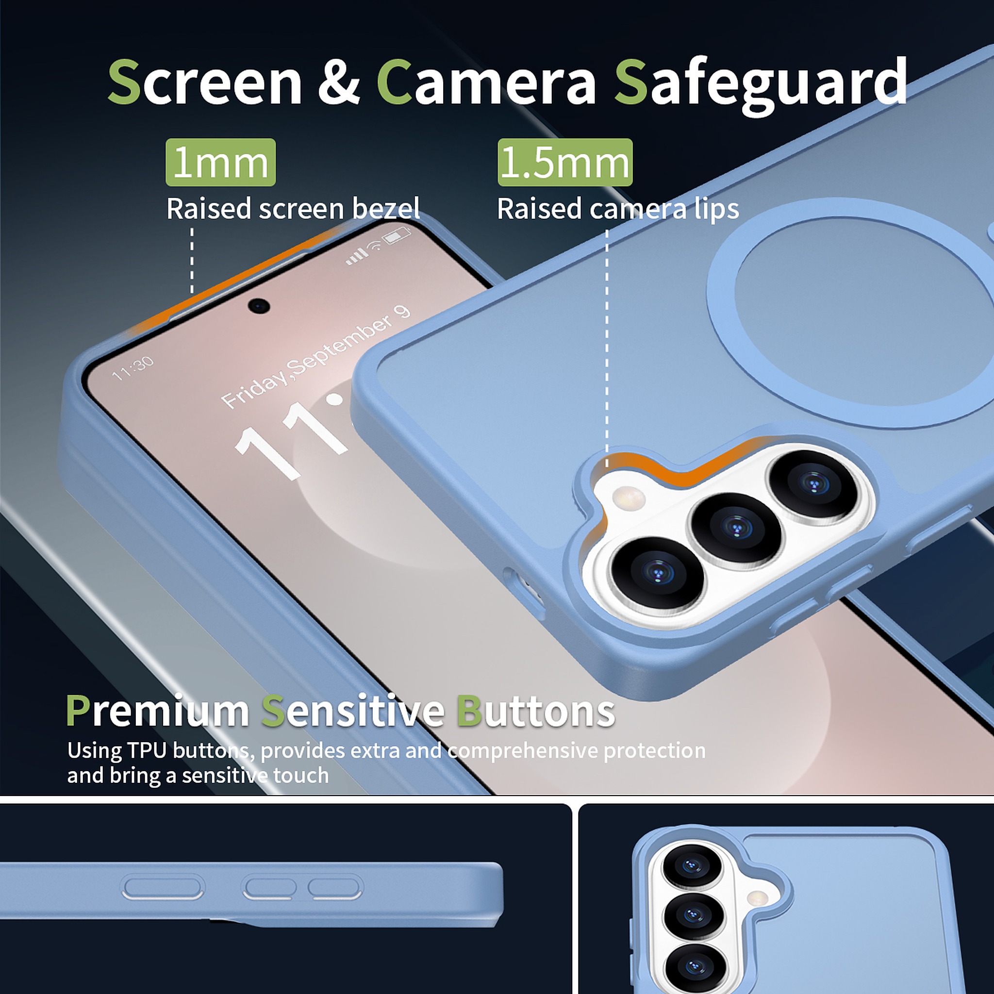 SendaFit Matte Skin-Feel Two-in-One MagSafe Case for Galaxy S26+ detail 2