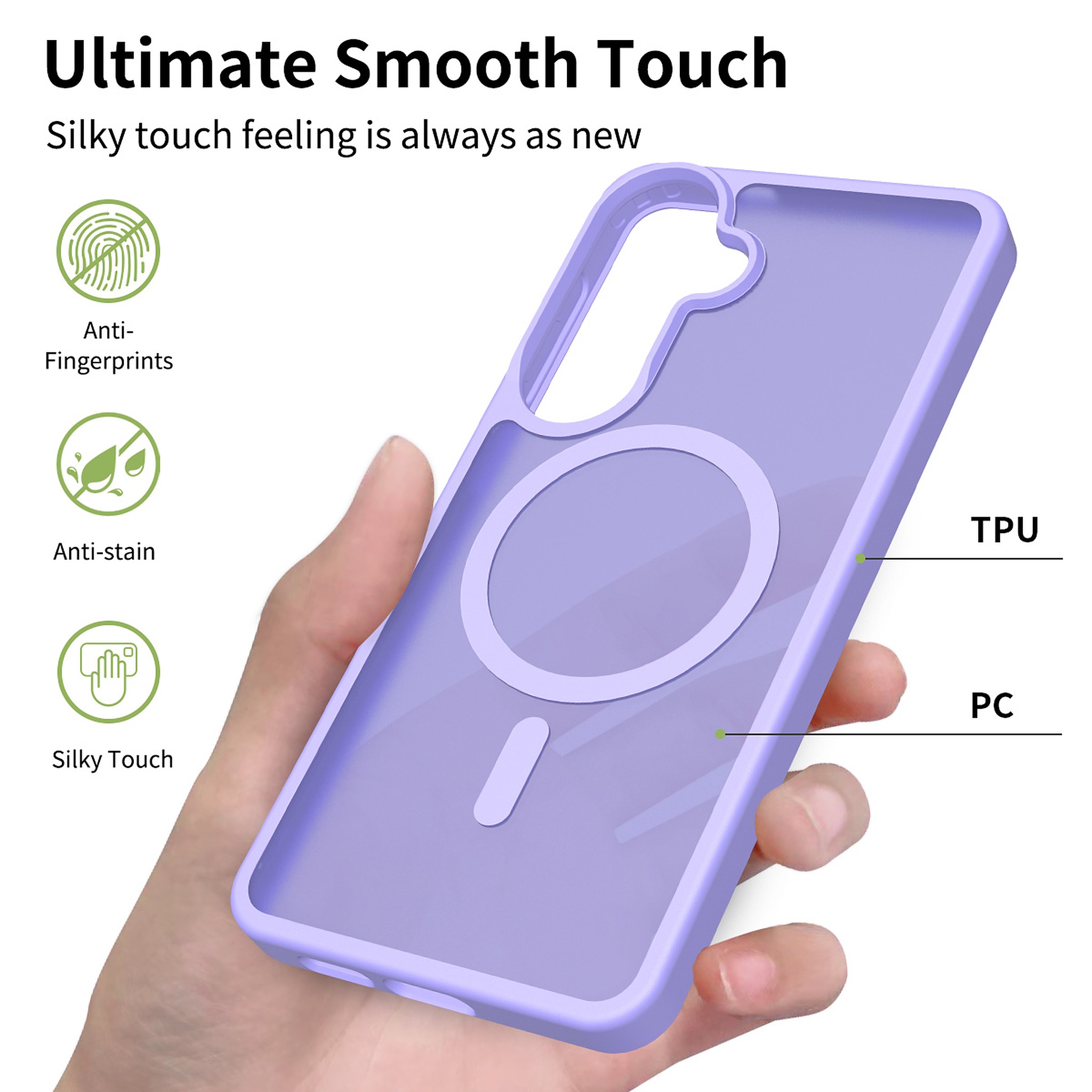 SendaFit Matte Skin-Feel Two-in-One MagSafe Case for Galaxy S26+ detail 28