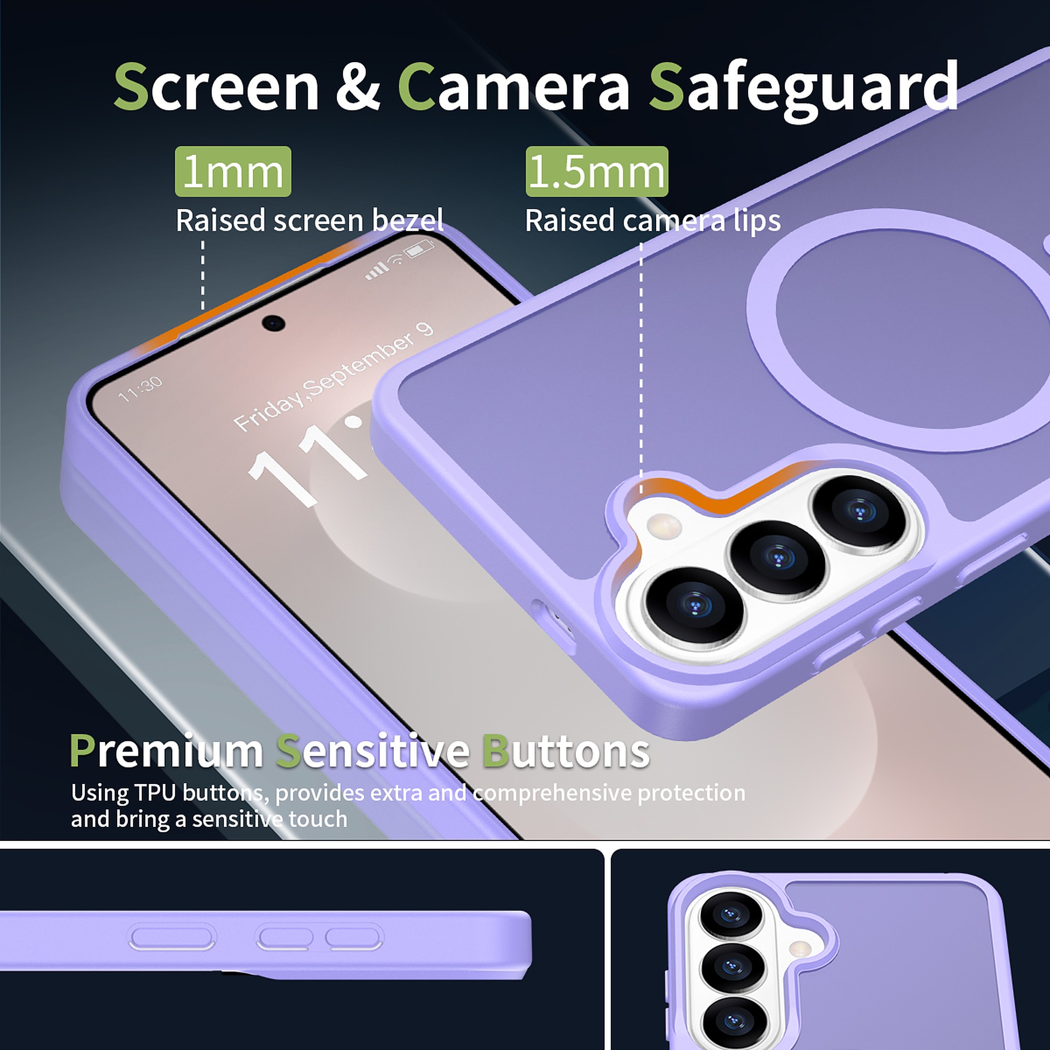 SendaFit Matte Skin-Feel Two-in-One MagSafe Case for Galaxy S26+ detail 29