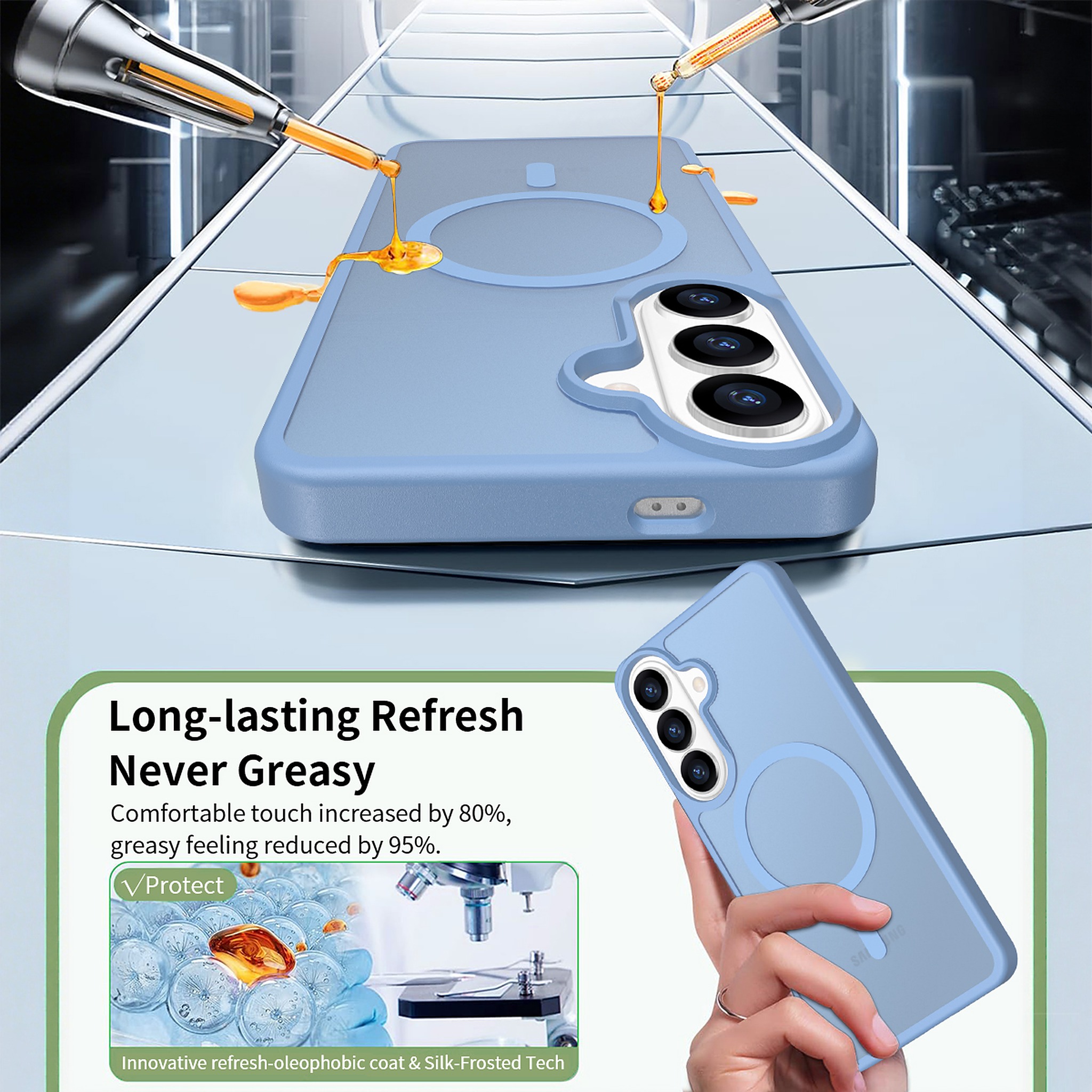 SendaFit Matte Skin-Feel Two-in-One MagSafe Case for Galaxy S26+ detail 3