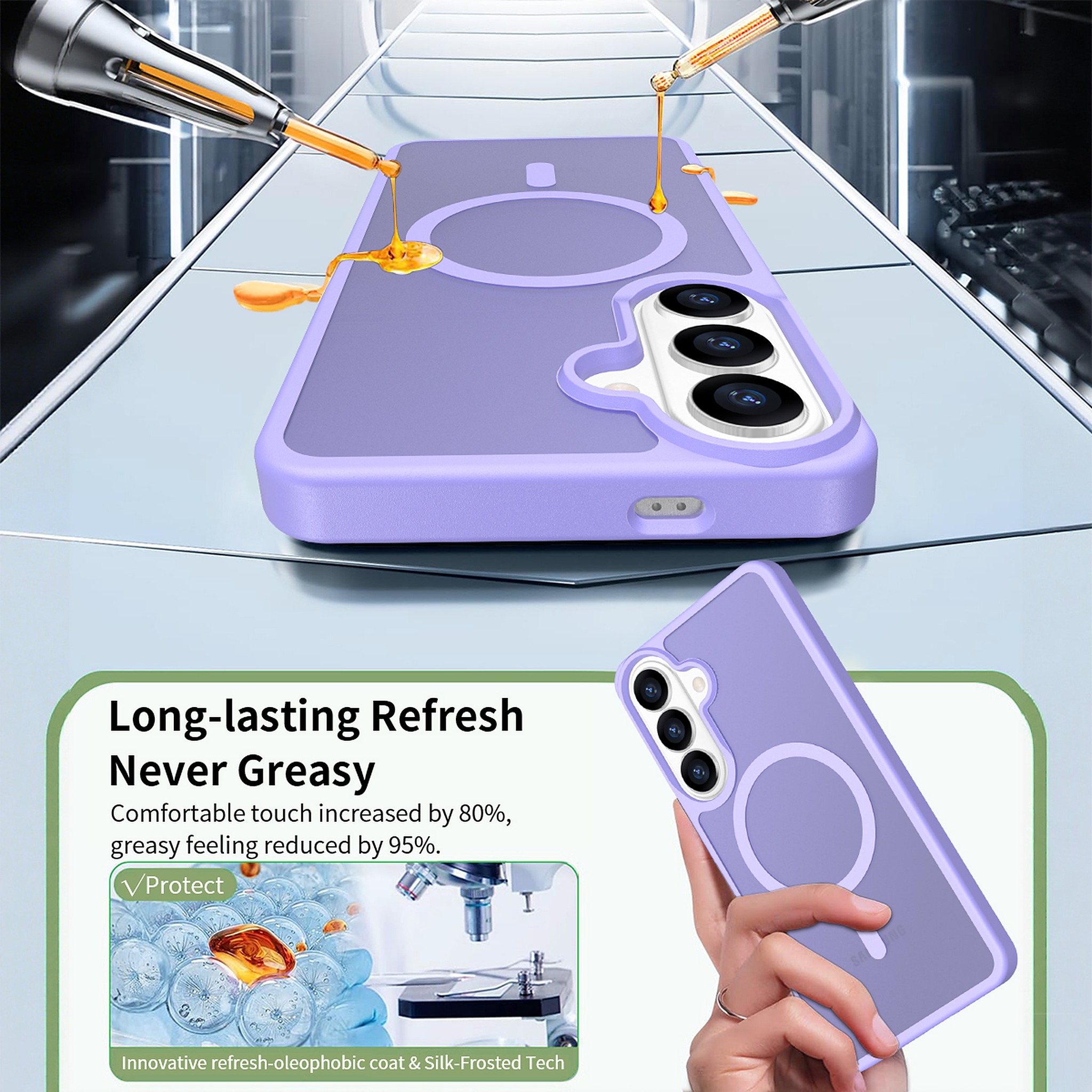 SendaFit Matte Skin-Feel Two-in-One MagSafe Case for Galaxy S26+ detail 30