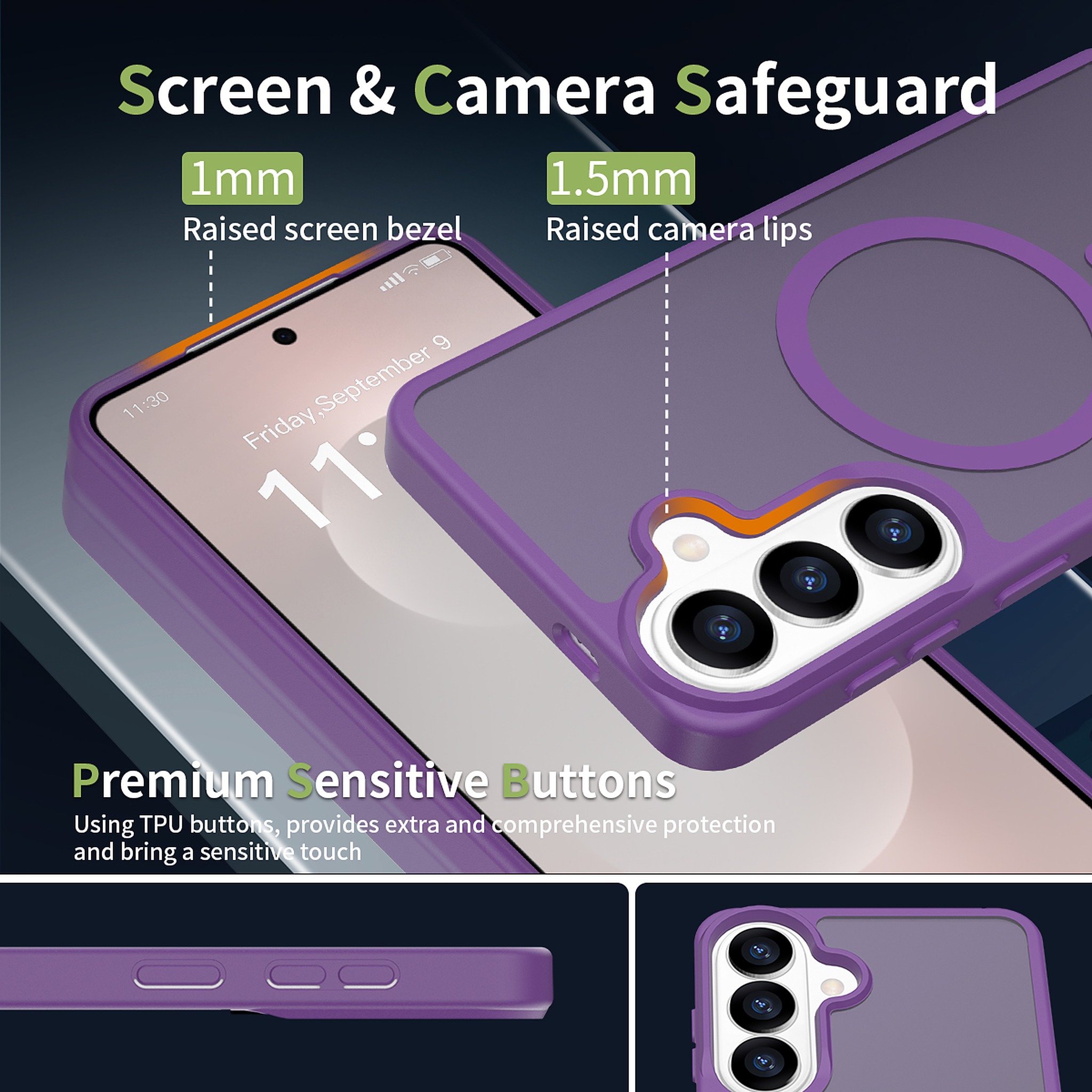 SendaFit Matte Skin-Feel Two-in-One MagSafe Case for Galaxy S26+ detail 34