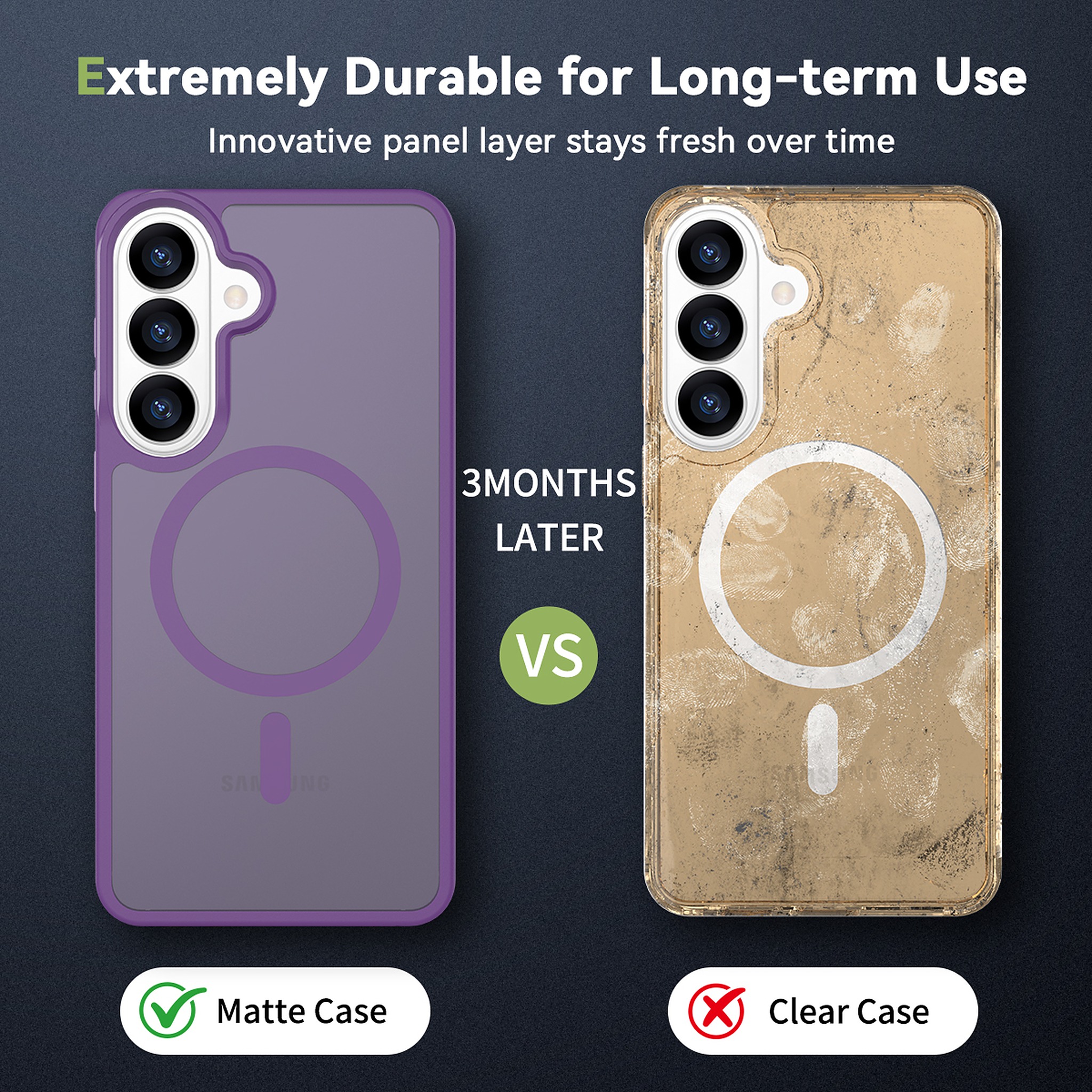 SendaFit Matte Skin-Feel Two-in-One MagSafe Case for Galaxy S26+ detail 37
