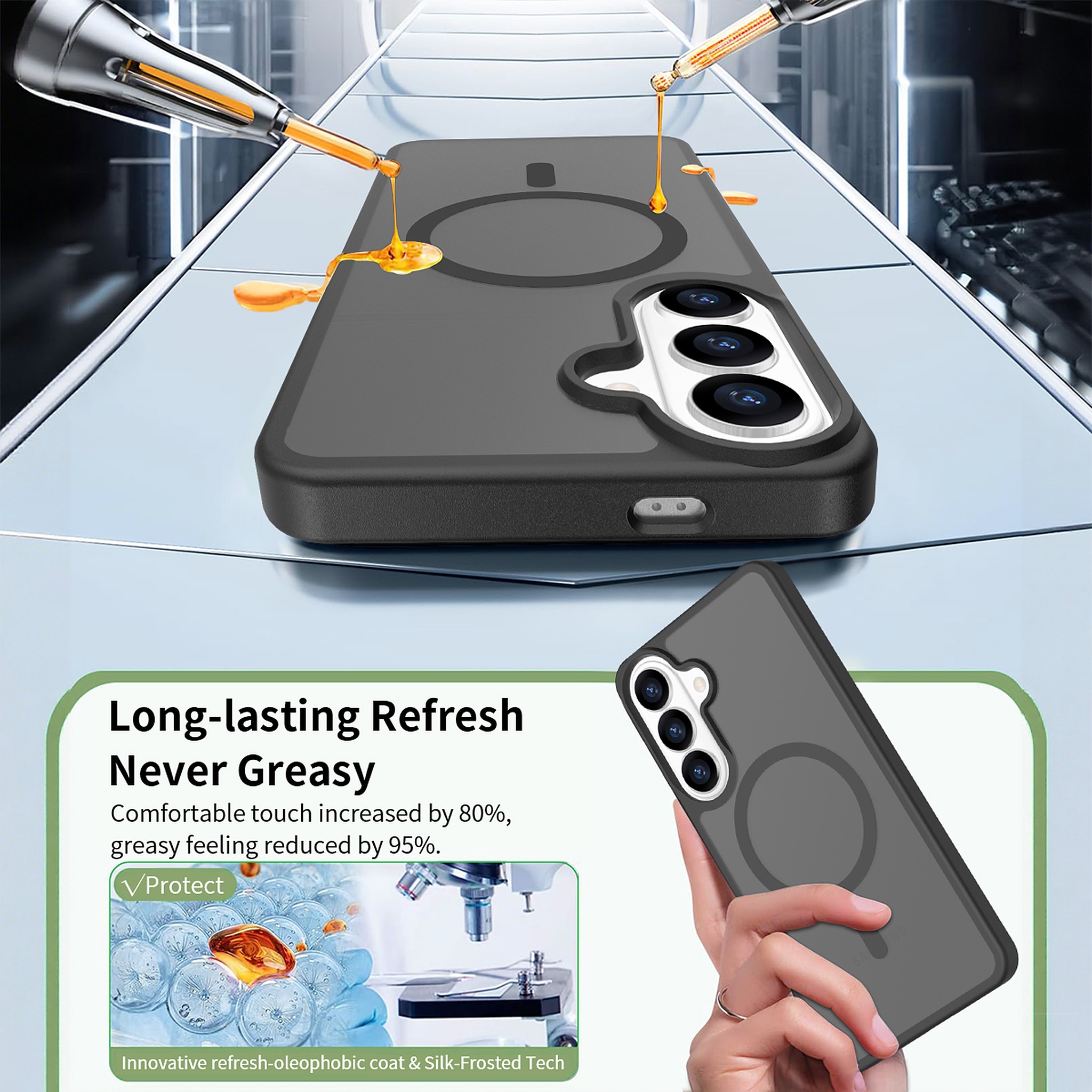 SendaFit Matte Skin-Feel Two-in-One MagSafe Case for Galaxy S26+ detail 38