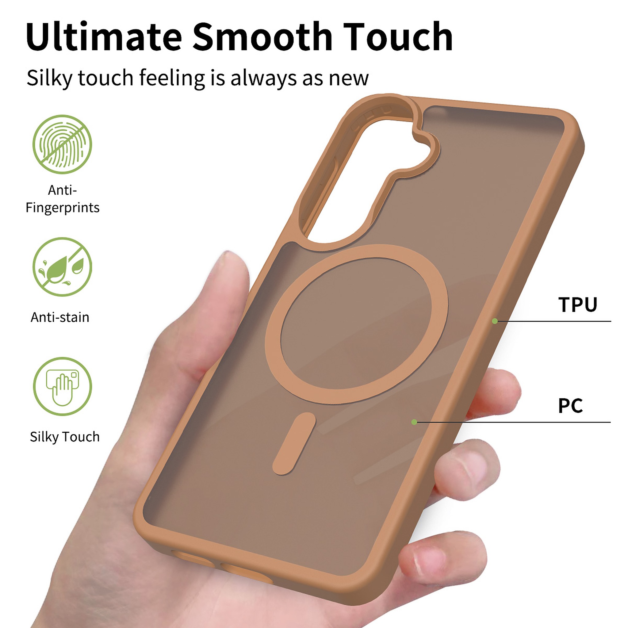 SendaFit Matte Skin-Feel Two-in-One MagSafe Case for Galaxy S26+ detail 39