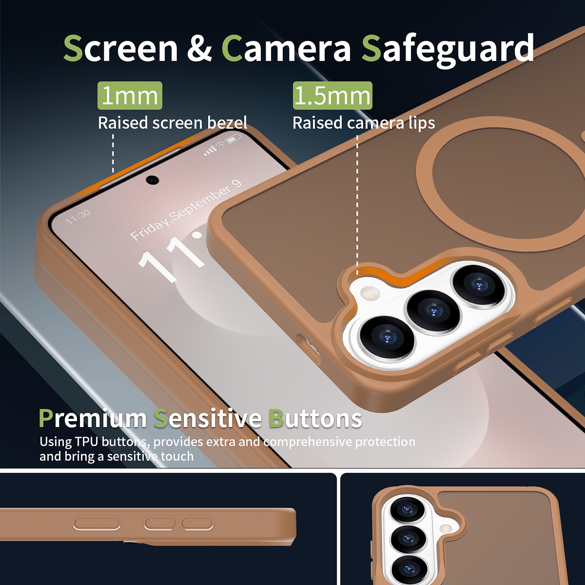 SendaFit Matte Skin-Feel Two-in-One MagSafe Case for Galaxy S26+ detail 40
