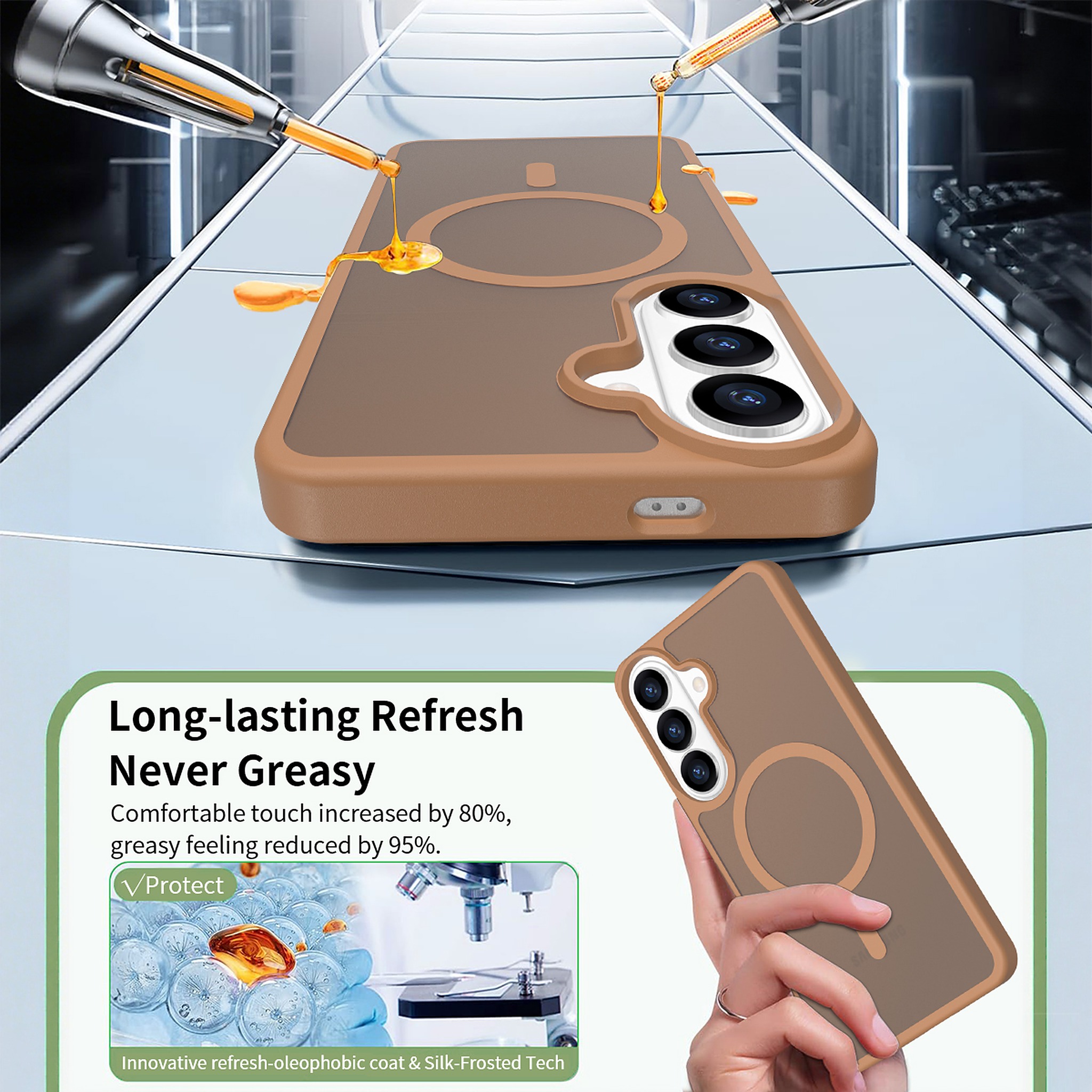 SendaFit Matte Skin-Feel Two-in-One MagSafe Case for Galaxy S26+ detail 41