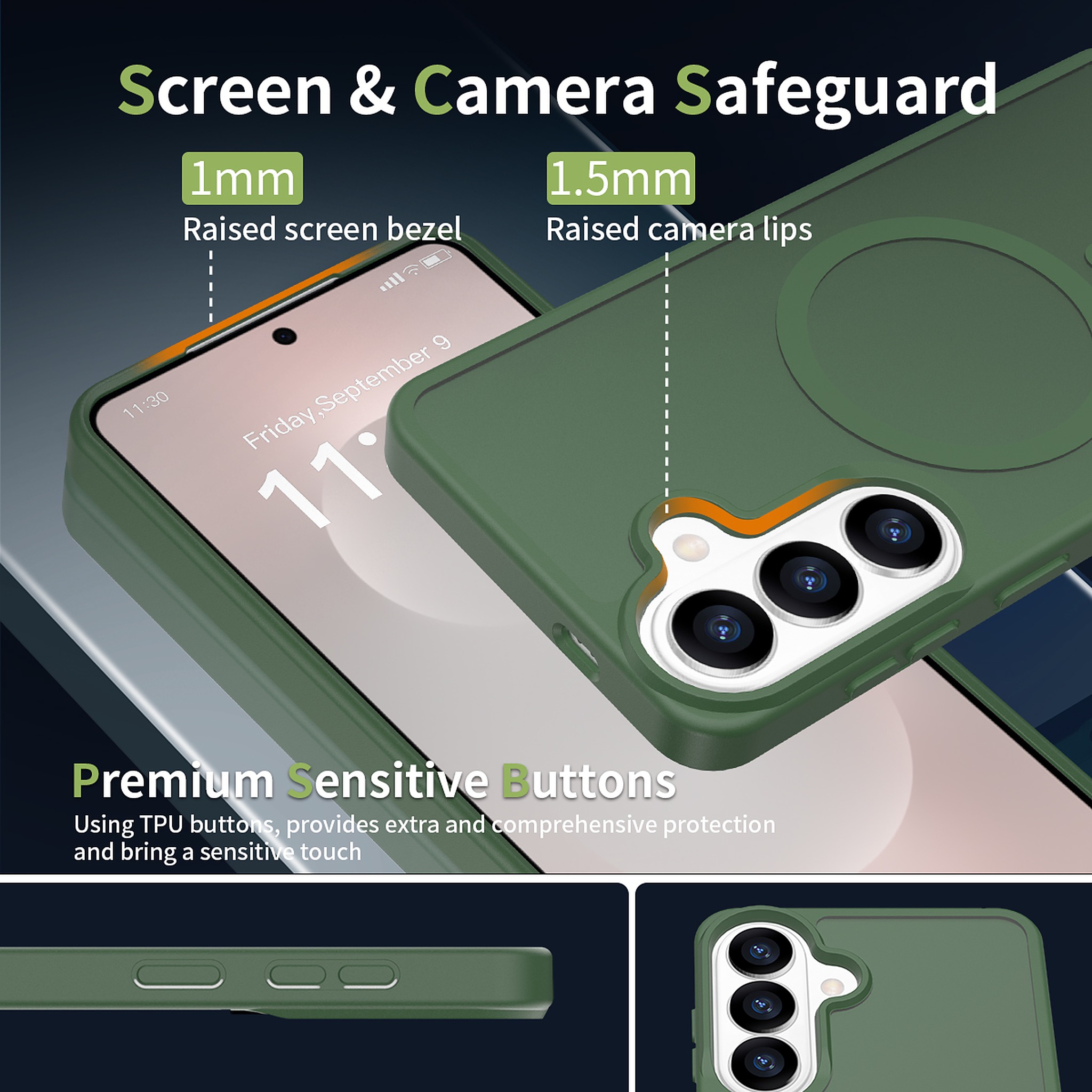 SendaFit Matte Skin-Feel Two-in-One MagSafe Case for Galaxy S26+ detail 45