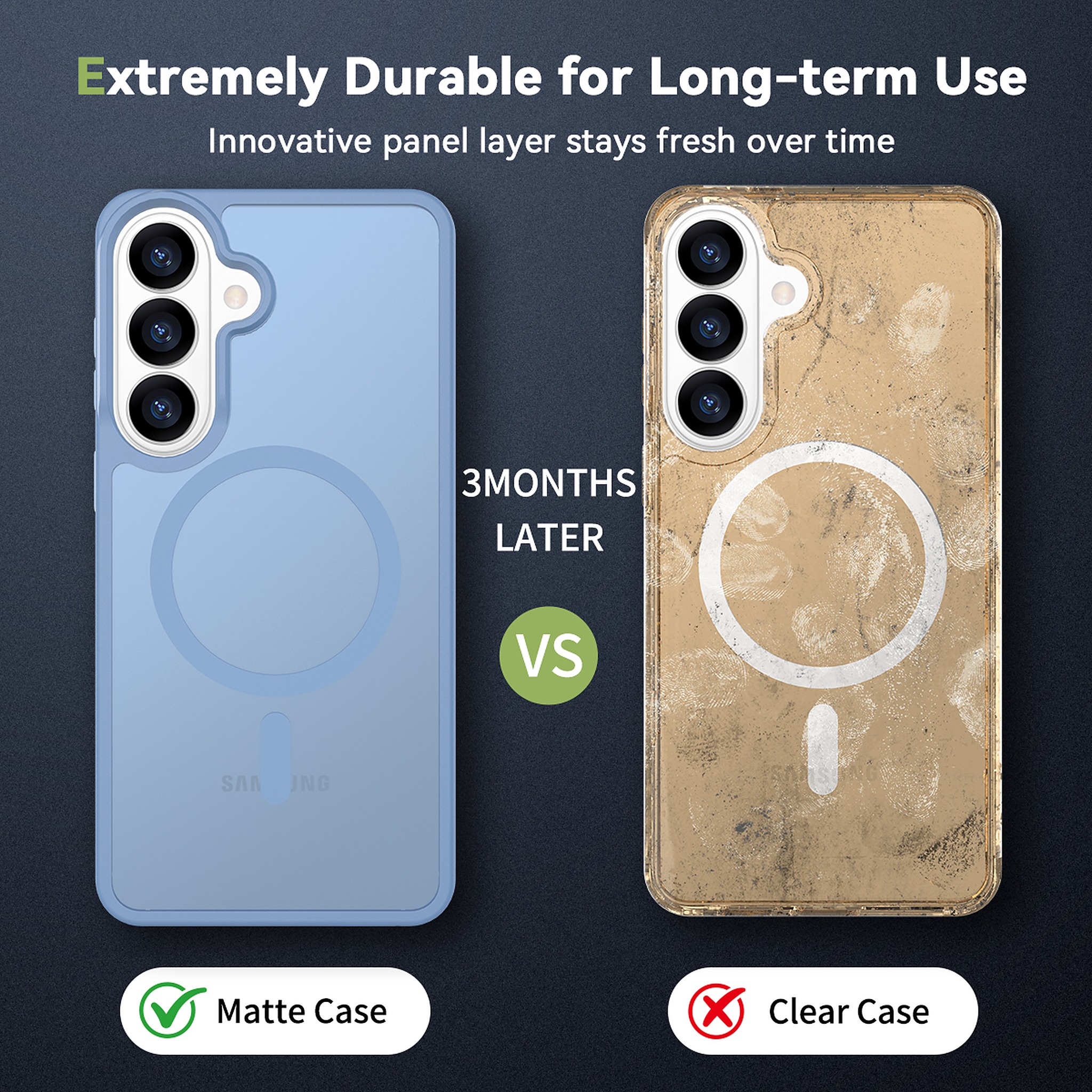 SendaFit Matte Skin-Feel Two-in-One MagSafe Case for Galaxy S26+ detail 5