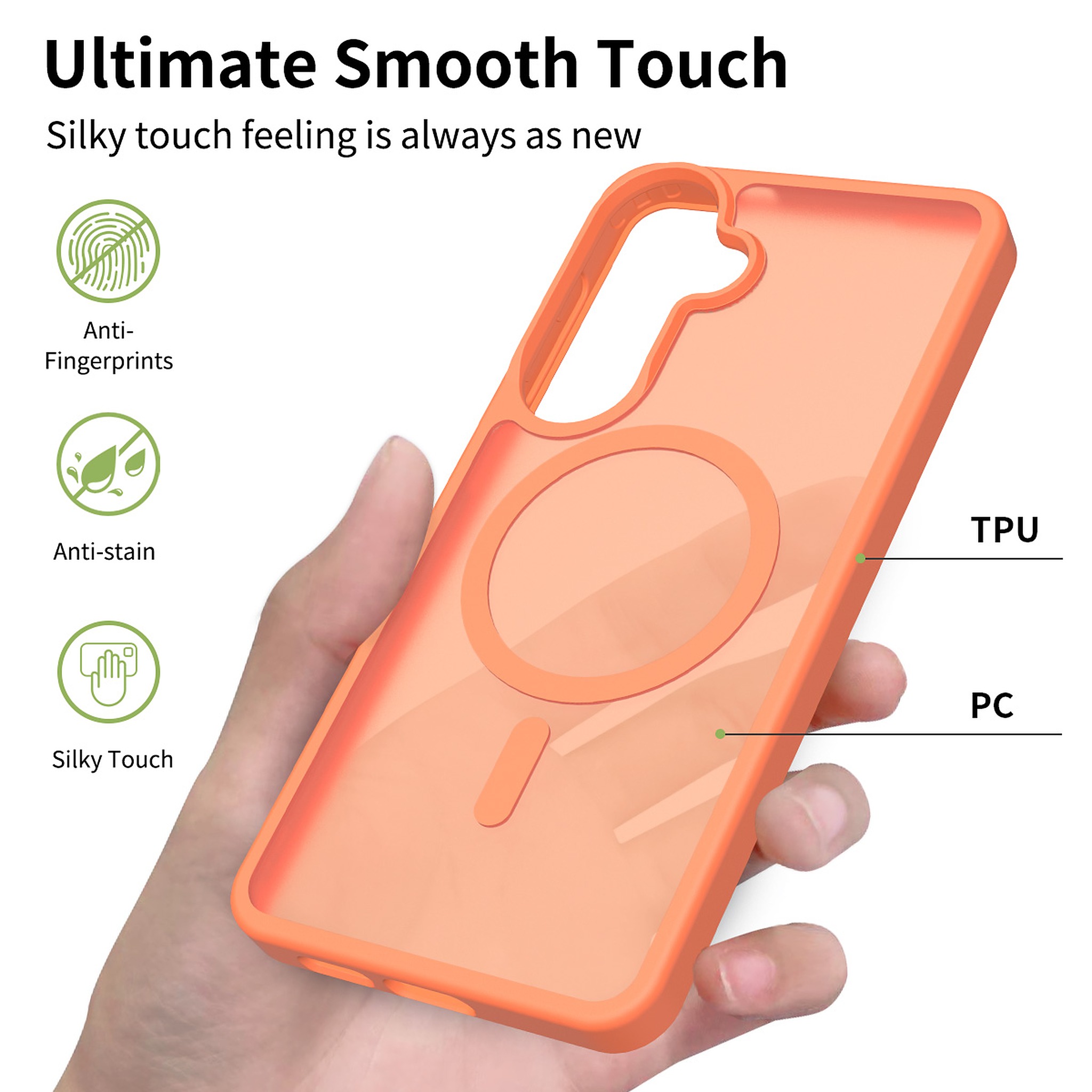 SendaFit Matte Skin-Feel Two-in-One MagSafe Case for Galaxy S26+ detail 50