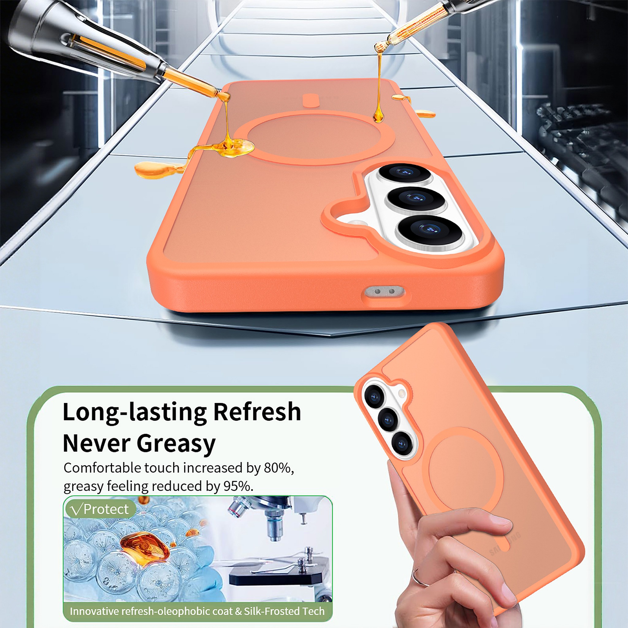 SendaFit Matte Skin-Feel Two-in-One MagSafe Case for Galaxy S26+ detail 52
