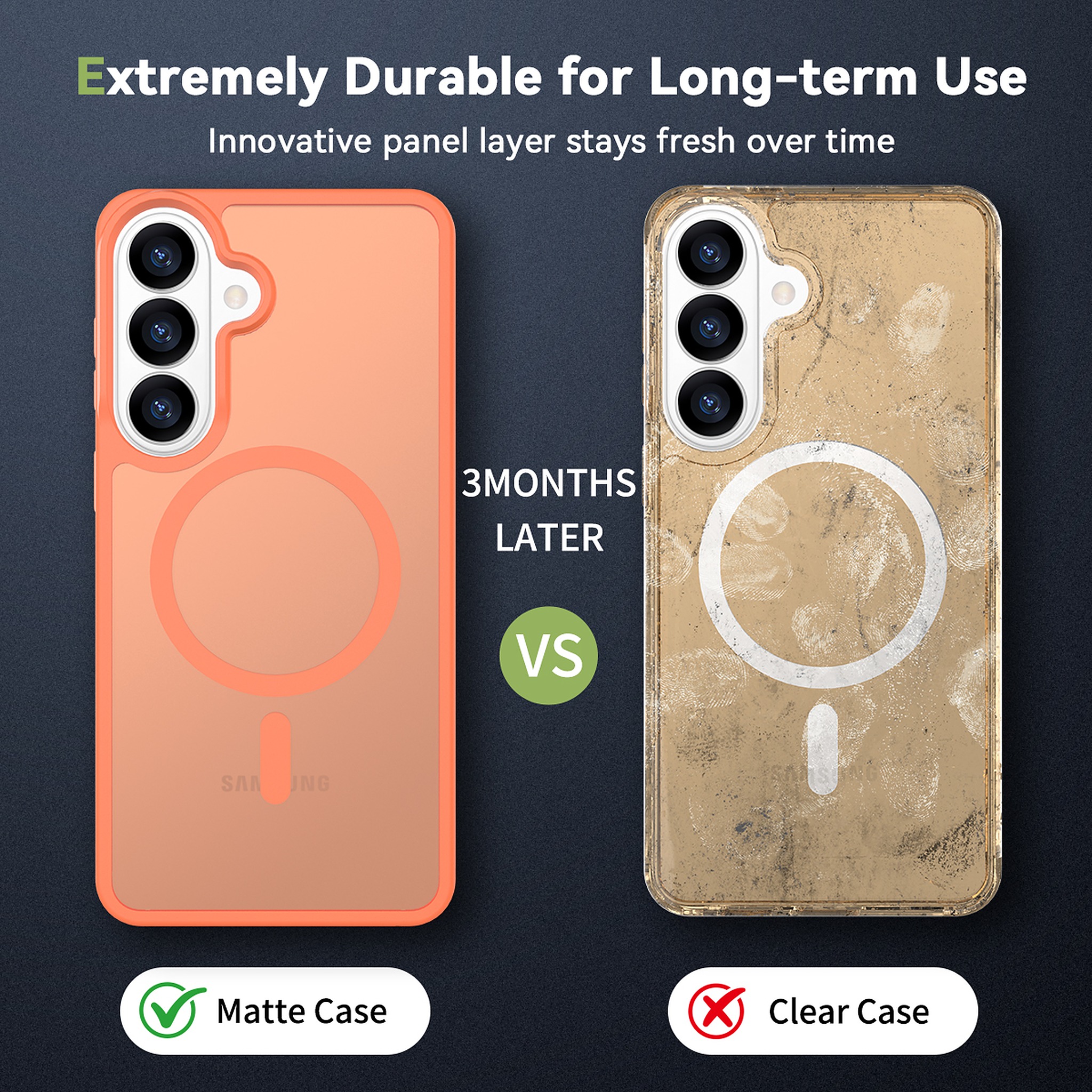 SendaFit Matte Skin-Feel Two-in-One MagSafe Case for Galaxy S26+ detail 54