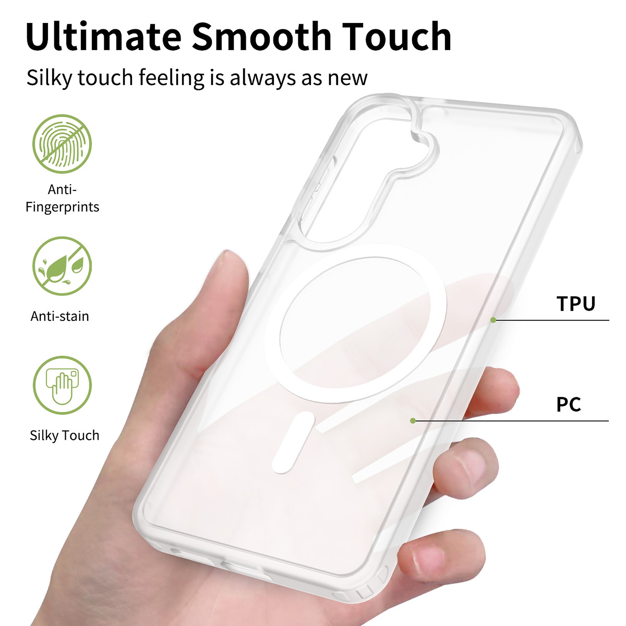 SendaFit Matte Skin-Feel Two-in-One MagSafe Case for Galaxy S26+ detail 56