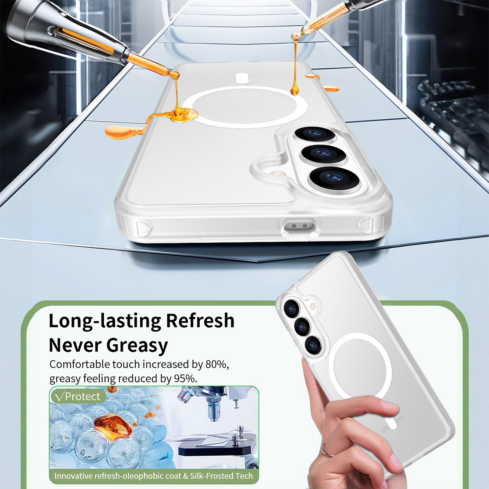 SendaFit Matte Skin-Feel Two-in-One MagSafe Case for Galaxy S26+ detail 58