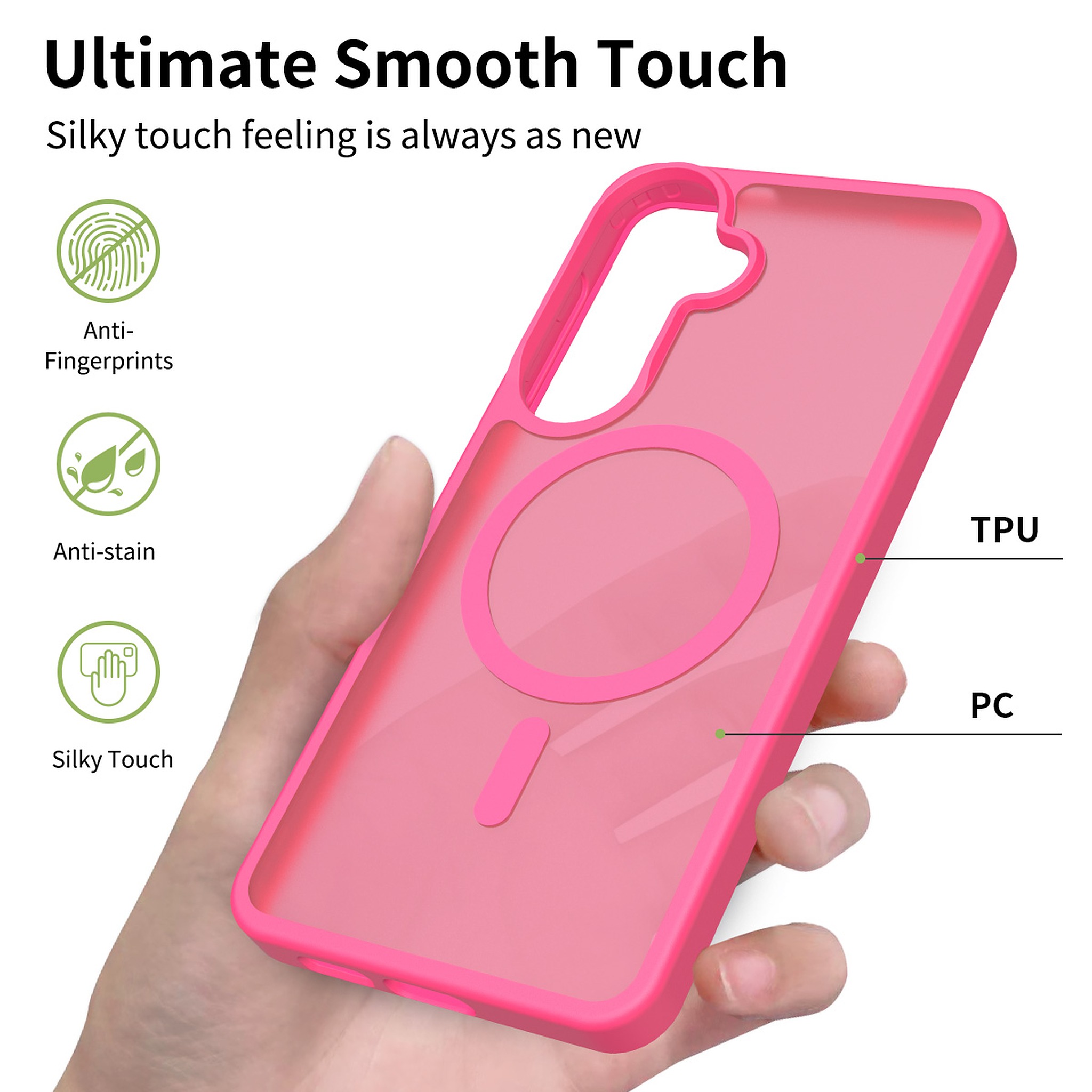 SendaFit Matte Skin-Feel Two-in-One MagSafe Case for Galaxy S26+ detail 6