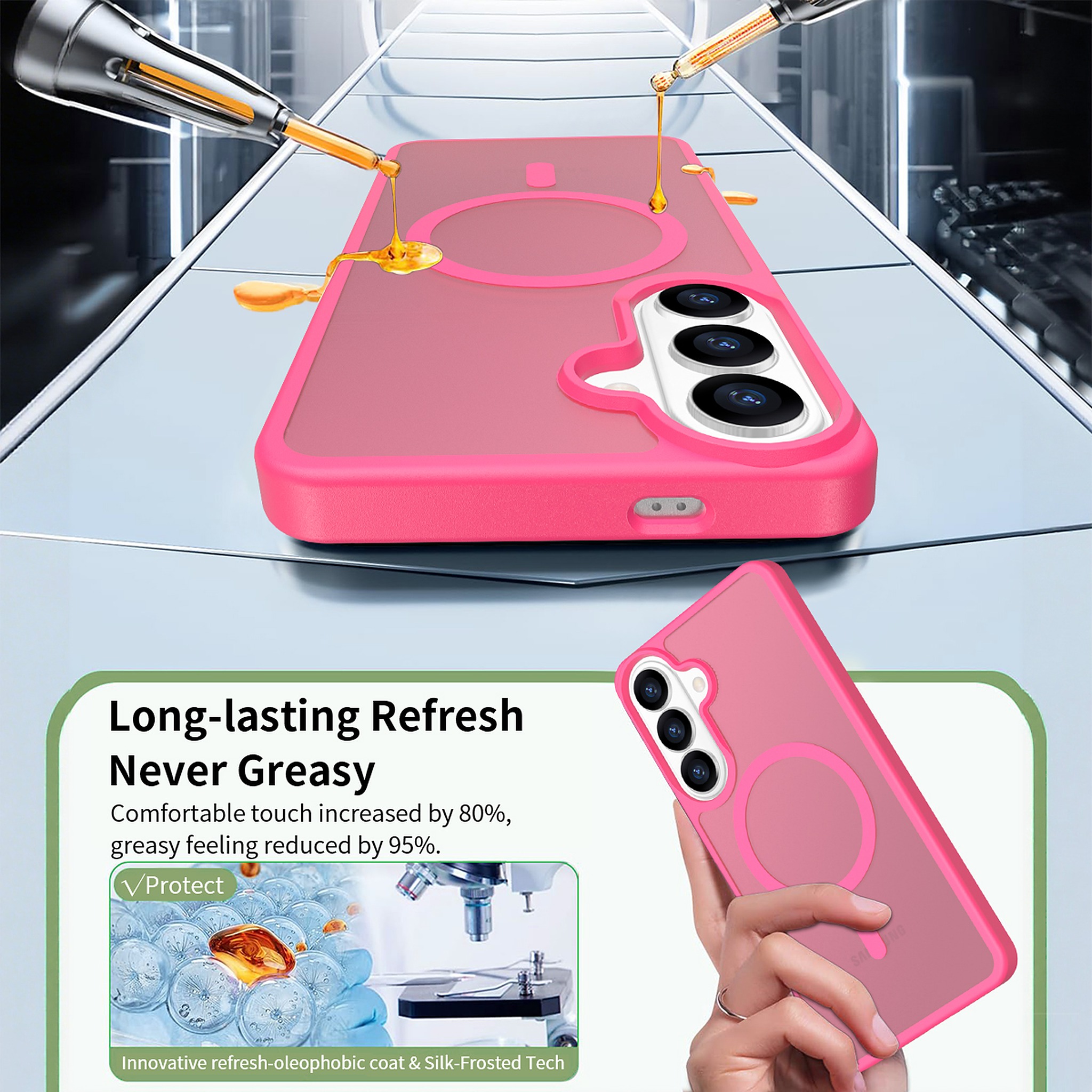 SendaFit Matte Skin-Feel Two-in-One MagSafe Case for Galaxy S26+ detail 8