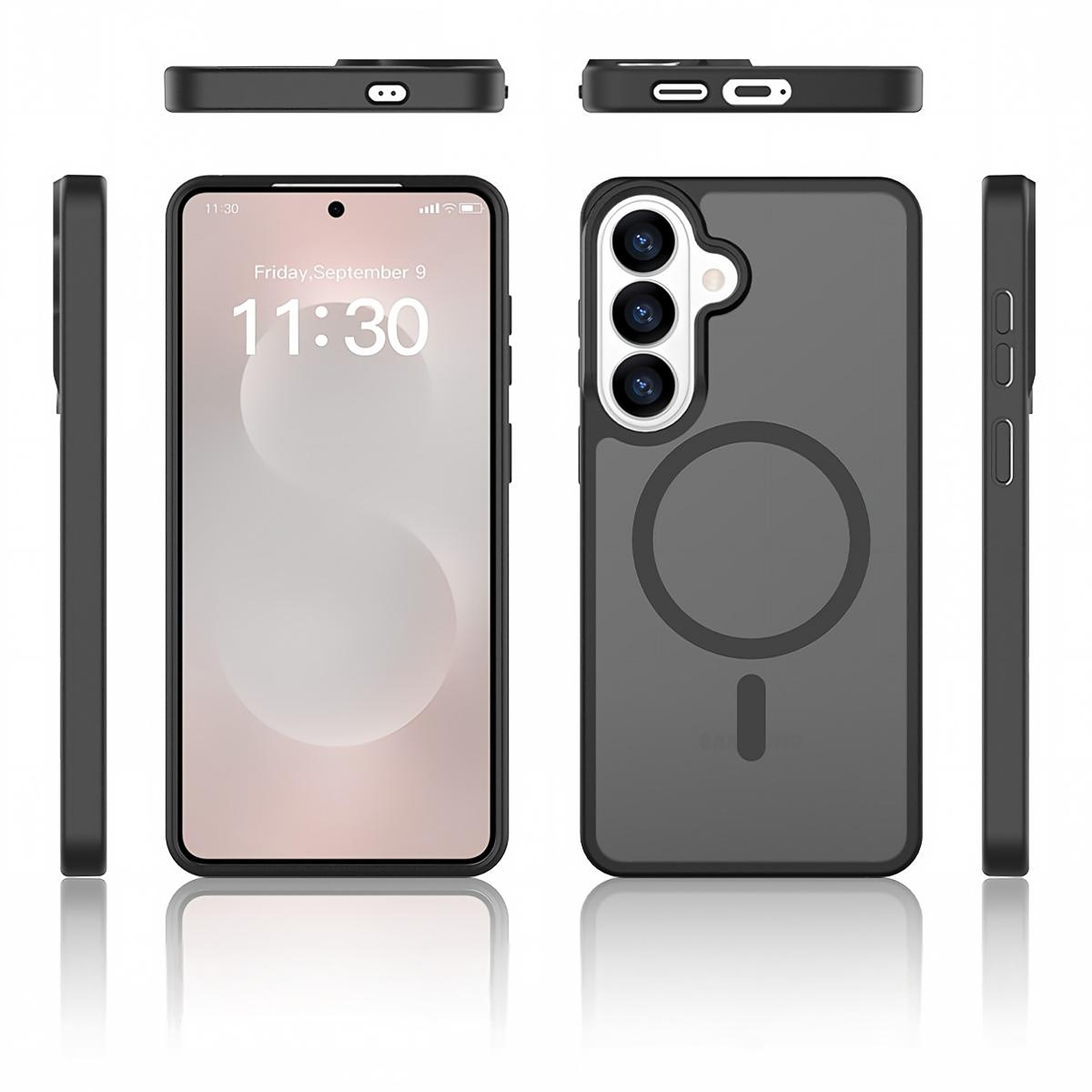 SendaFit Matte Skin-Feel Two-in-One MagSafe Case for Galaxy S26+