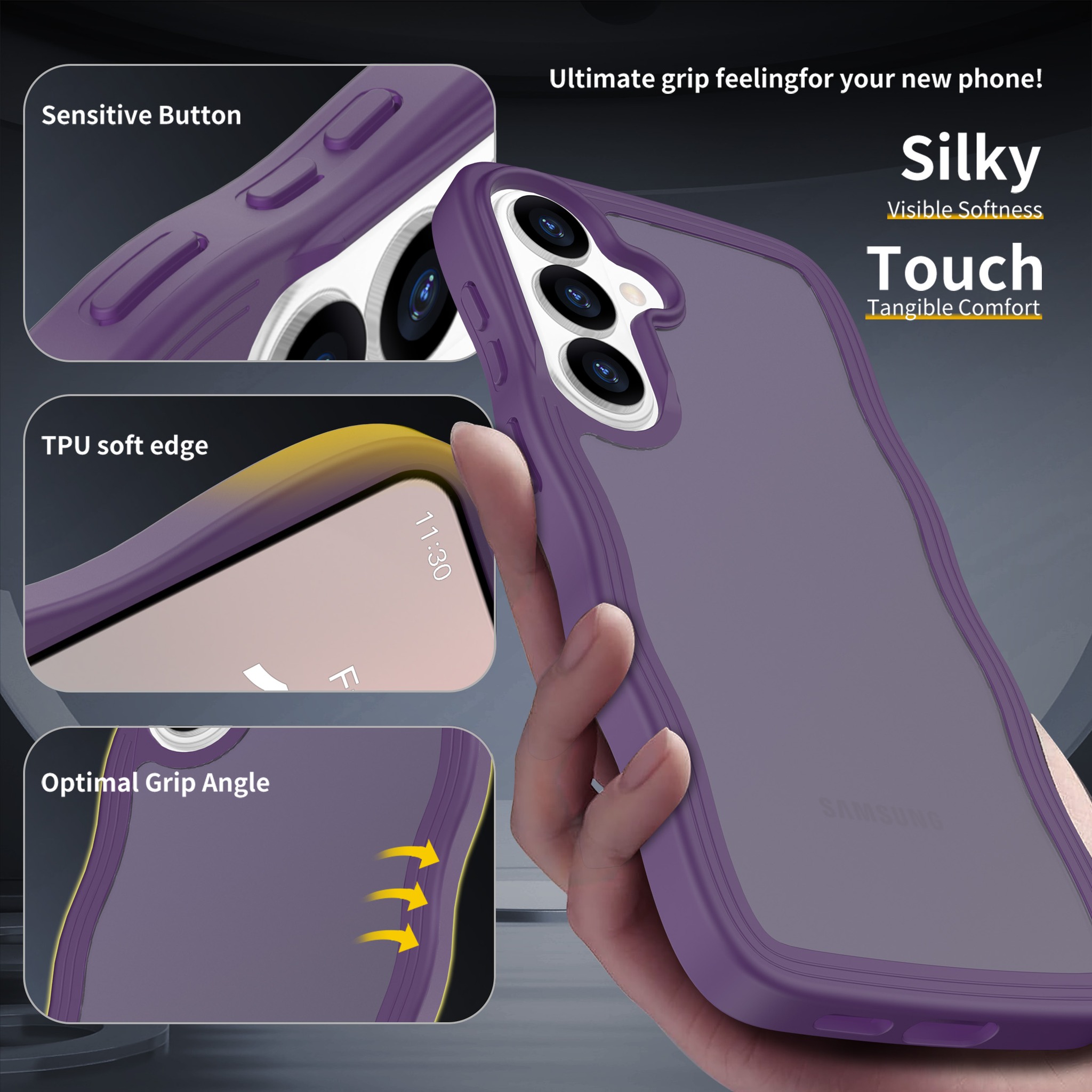 SendaFit Wavy Matte Two-in-One Case for Galaxy S26+ detail 8