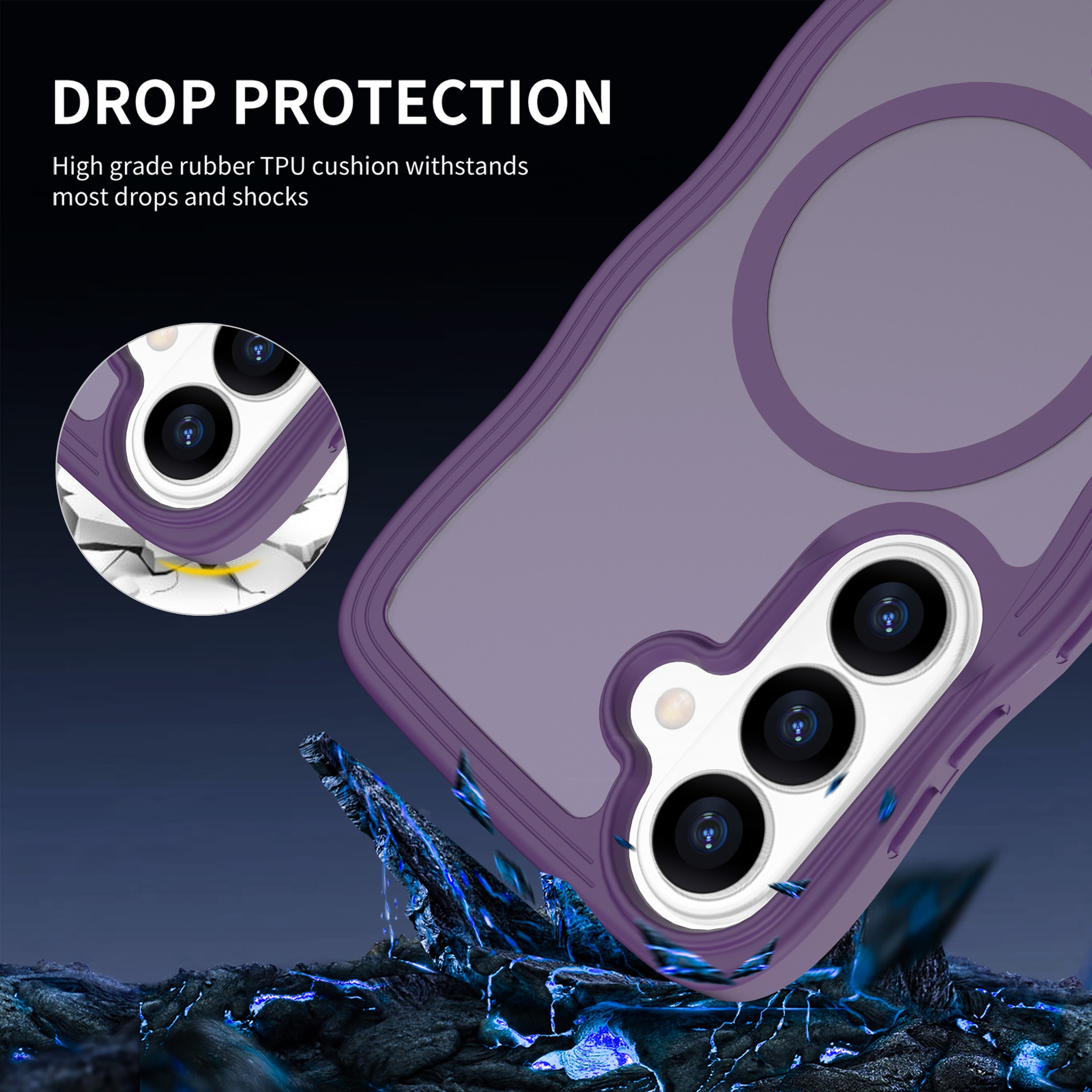 SendaFit Wavy Matte Two-in-One MagSafe Case for Galaxy S26+ detail 13