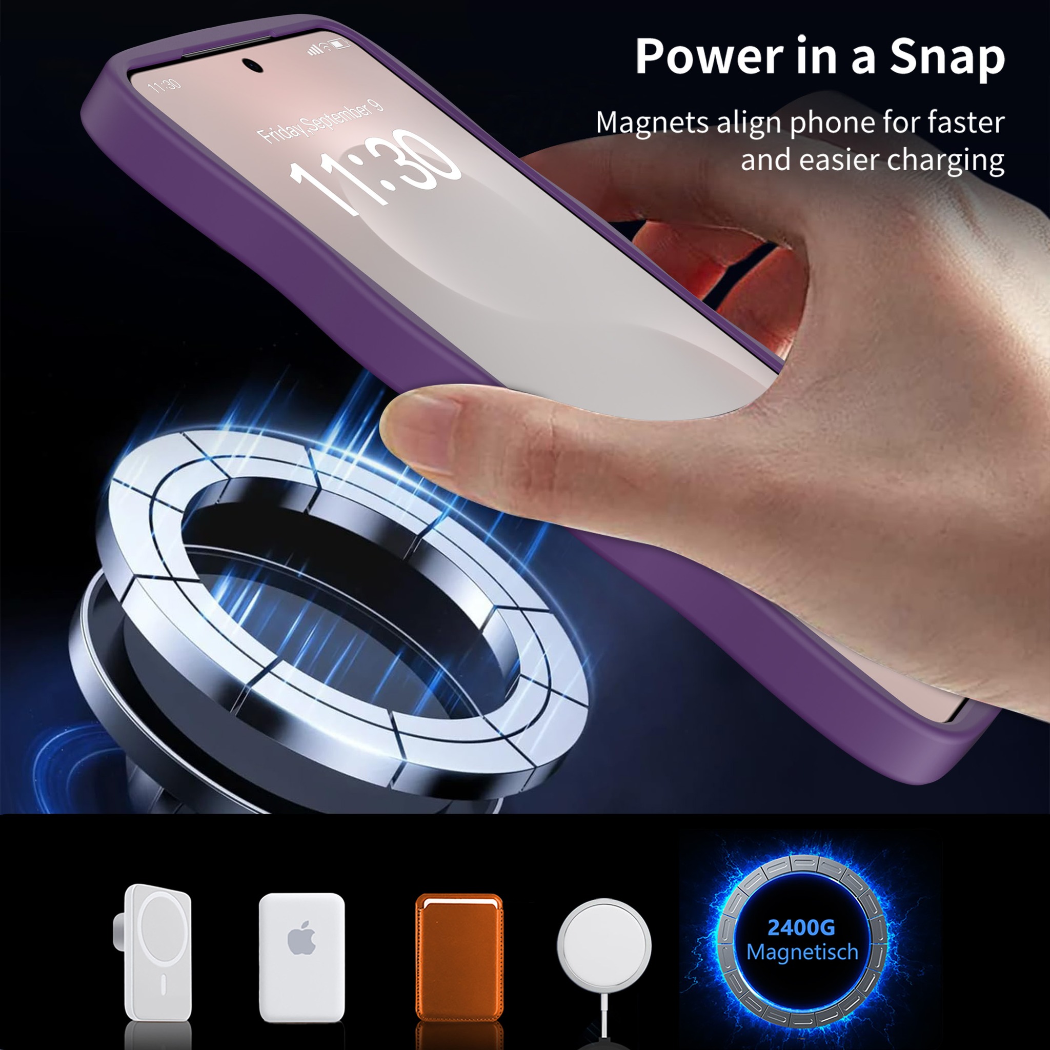SendaFit Wavy Matte Two-in-One MagSafe Case for Galaxy S26+ detail 15