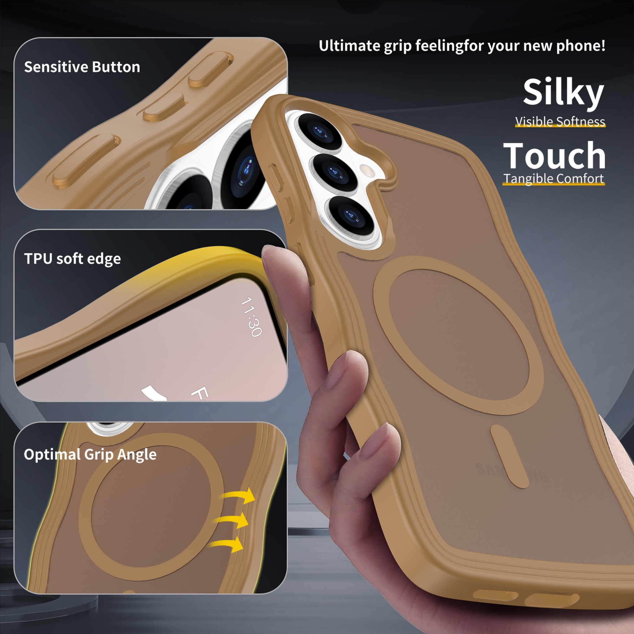 SendaFit Wavy Matte Two-in-One MagSafe Case for Galaxy S26+ detail 16