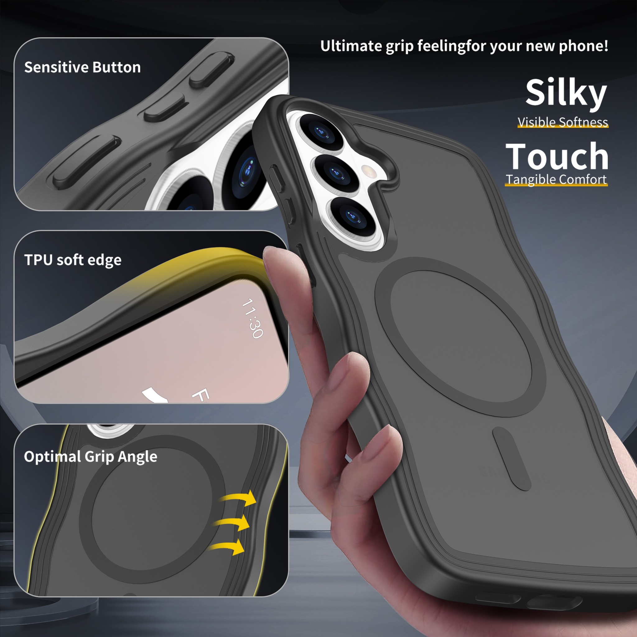 SendaFit Wavy Matte Two-in-One MagSafe Case for Galaxy S26+ detail 18