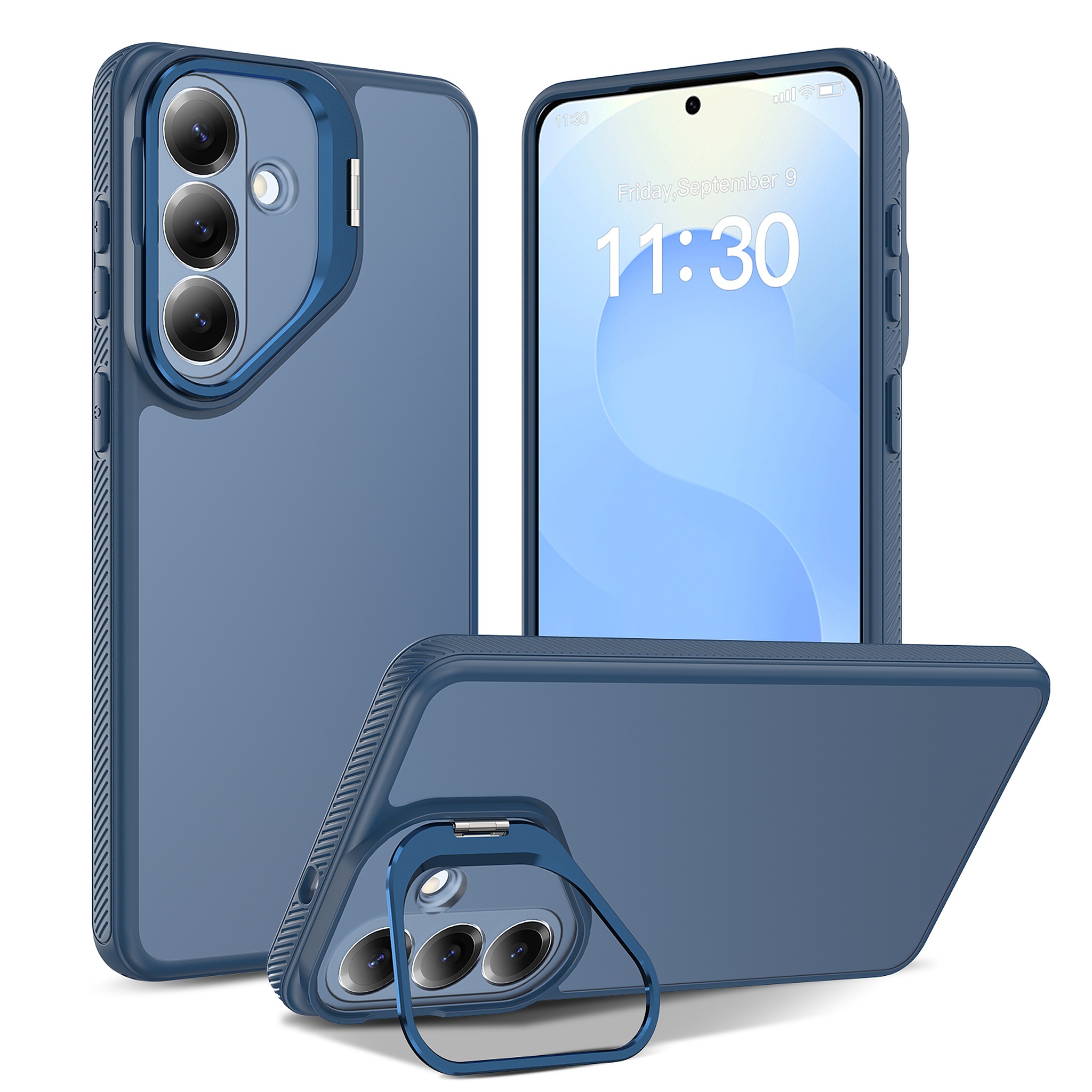 SendaFit Precise-Cutout Camera Stand Case for Galaxy S26+ - Royal Blue
