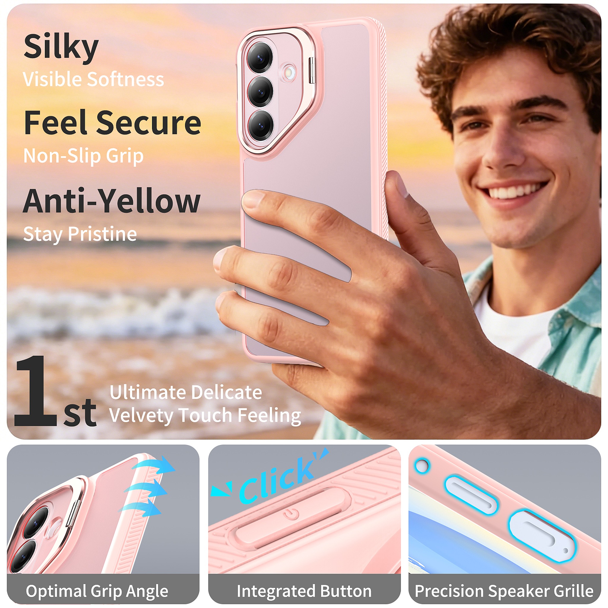SendaFit Precise-Cutout Camera Stand Case for Galaxy S26+ detail 15