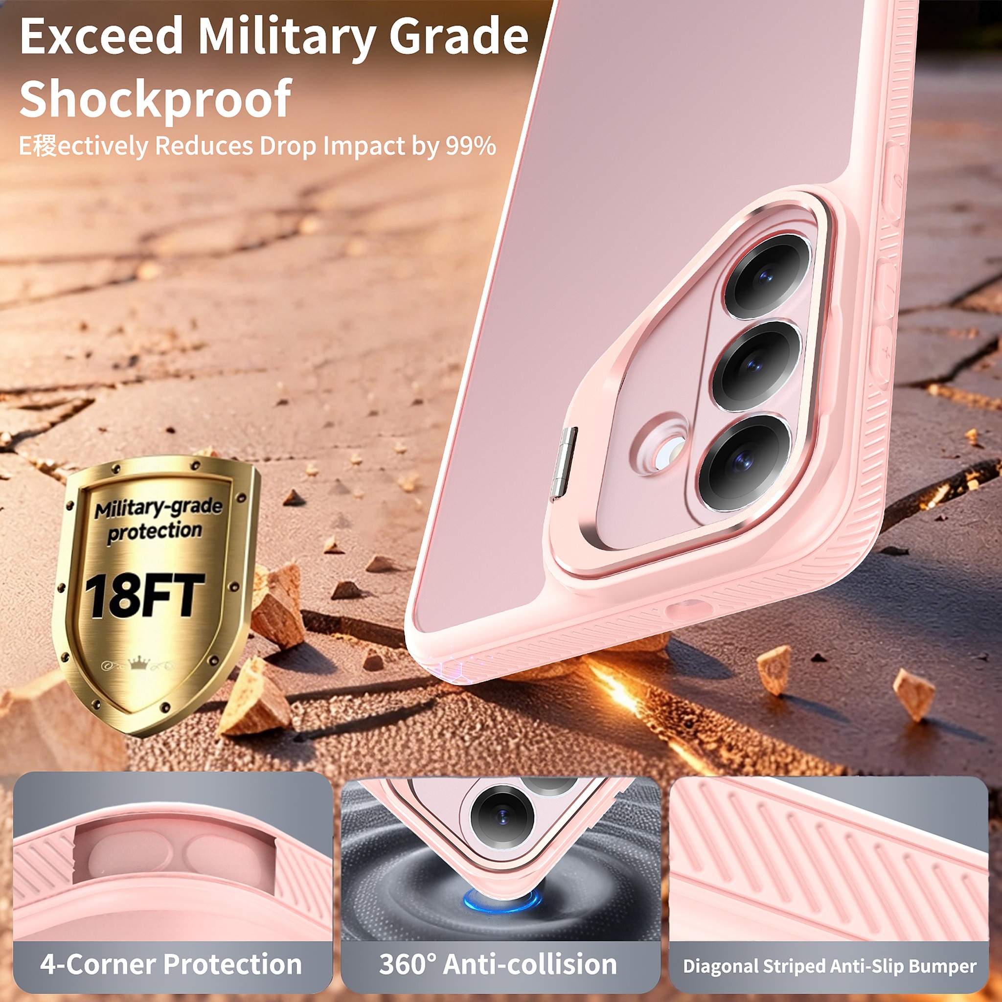 SendaFit Precise-Cutout Camera Stand Case for Galaxy S26+ detail 16