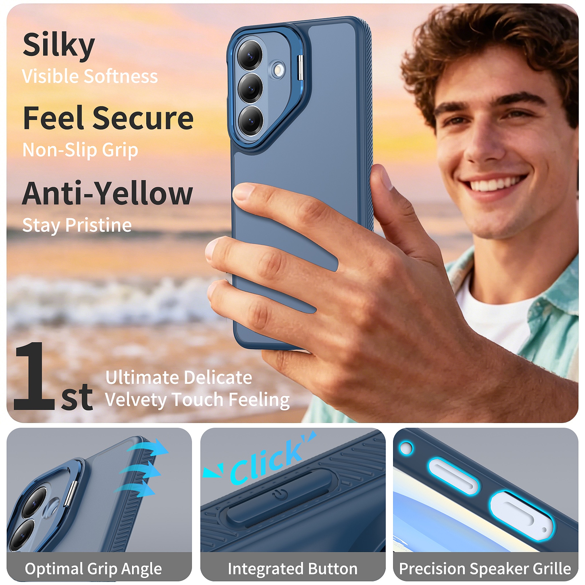 SendaFit Precise-Cutout Camera Stand Case for Galaxy S26+ detail 19