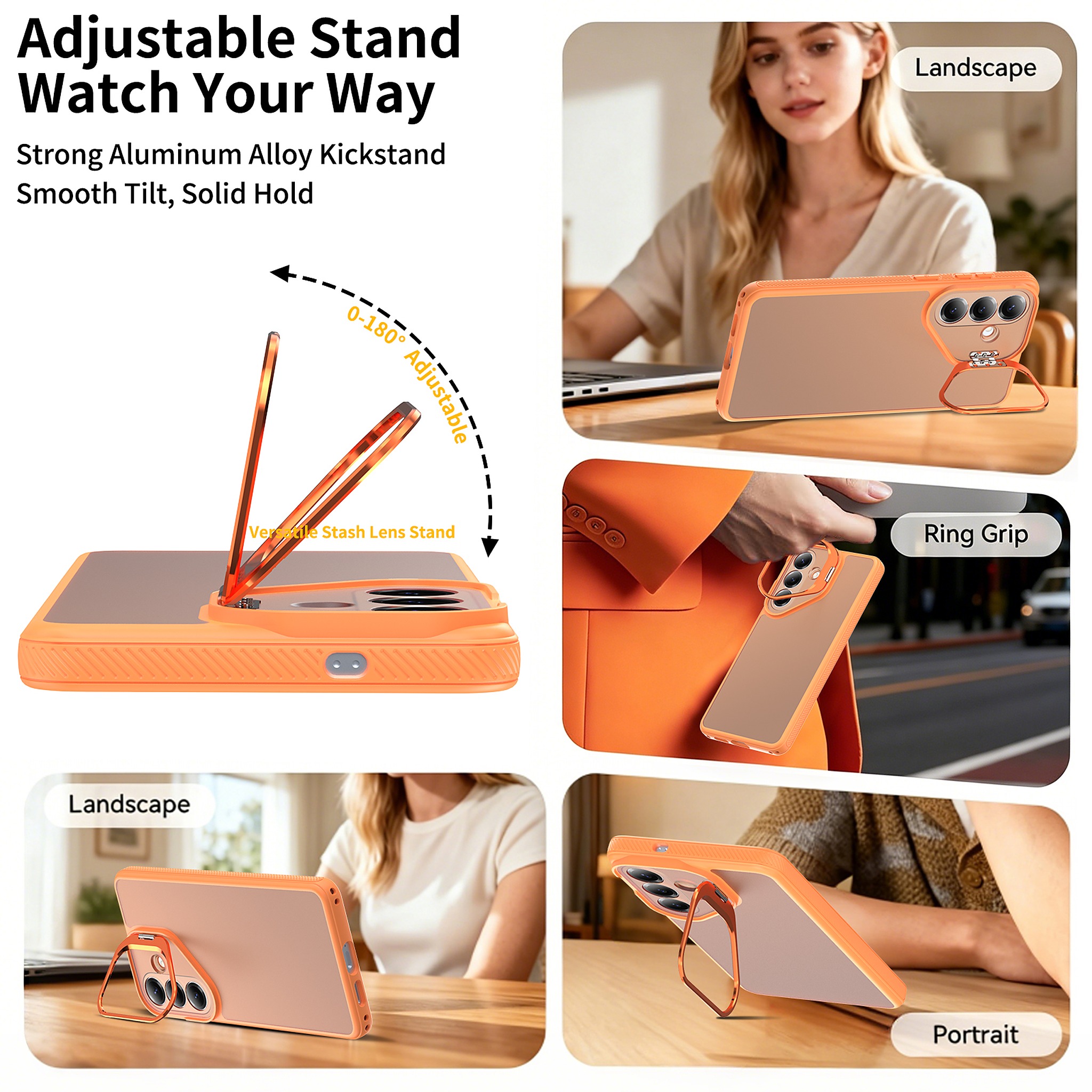 SendaFit Precise-Cutout Camera Stand Case for Galaxy S26+ detail 5
