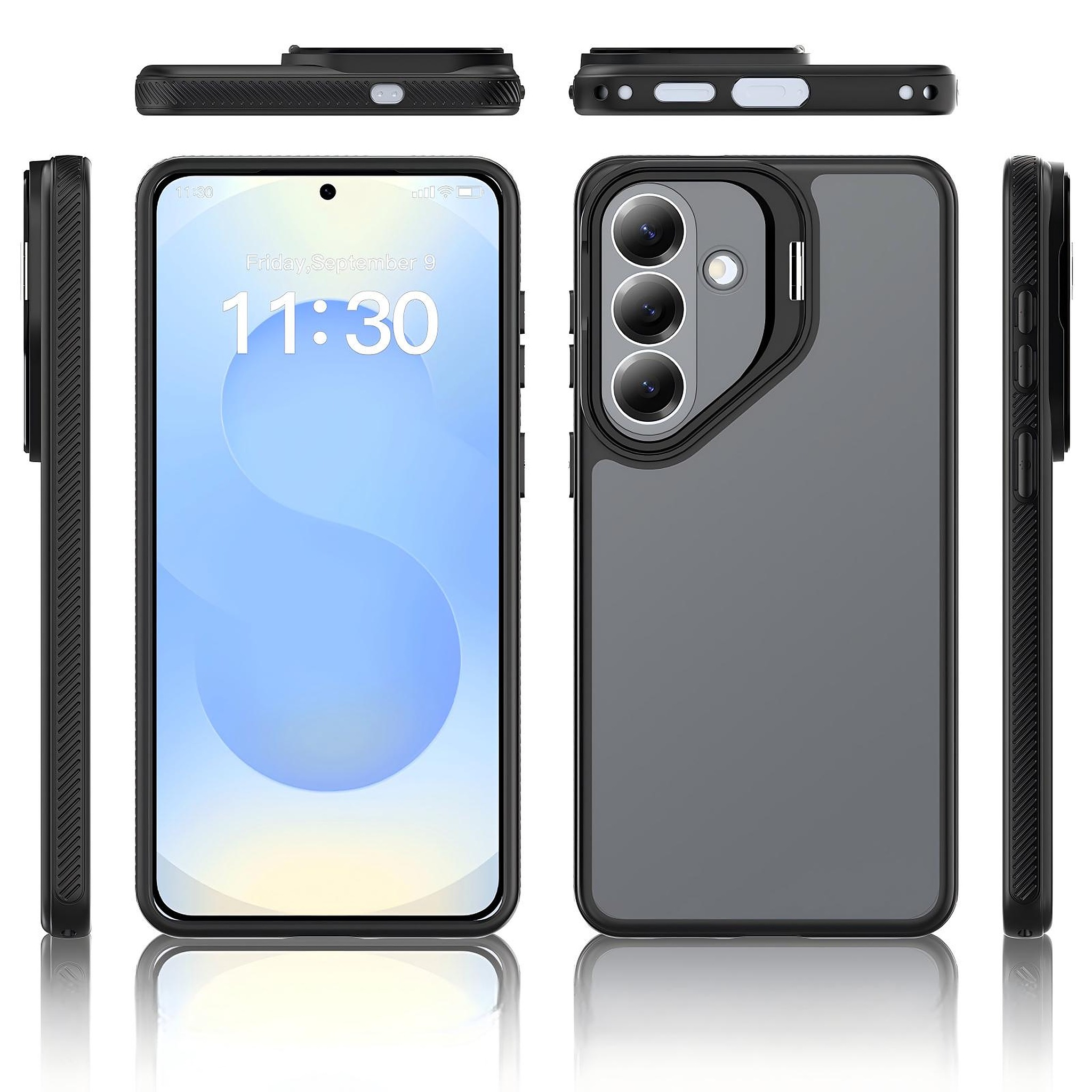 SendaFit Precise-Cutout Camera Stand Case for Galaxy S26+