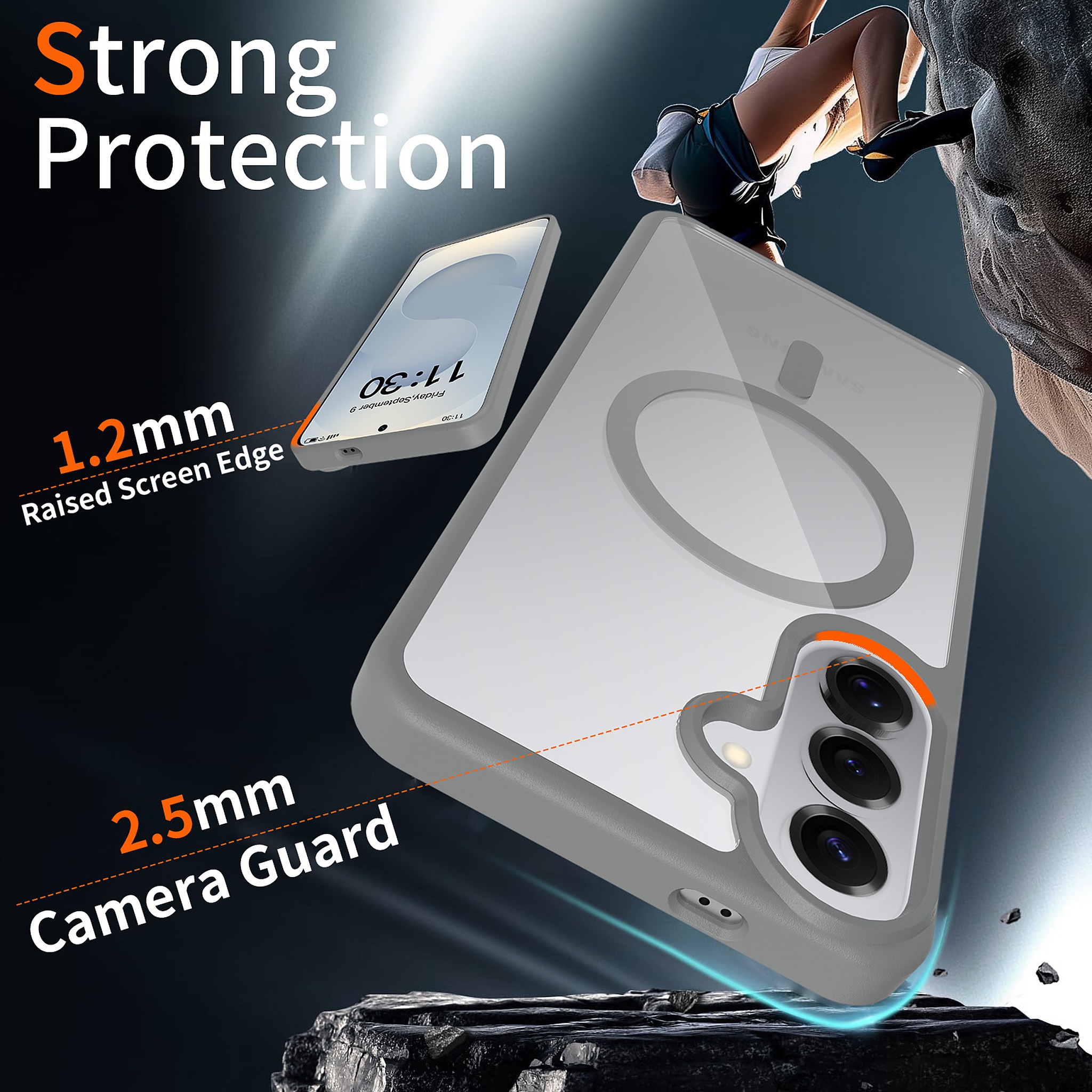 SendaFit Clear Two-in-One MagSafe Case for Galaxy S26+ detail 12