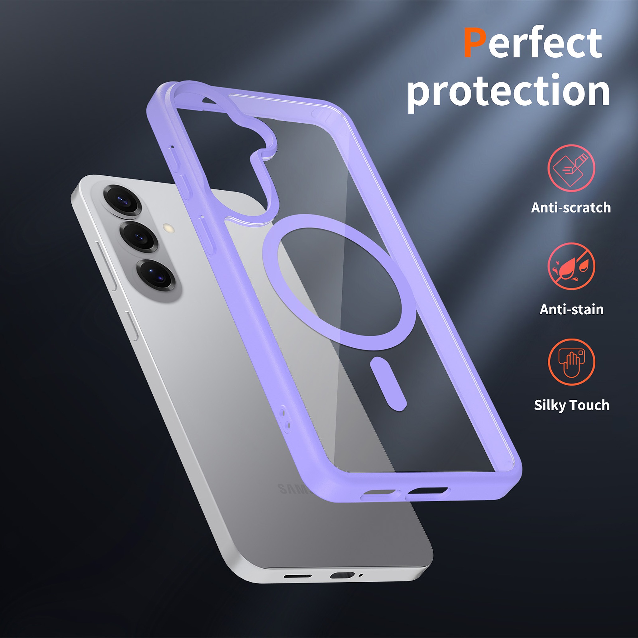 SendaFit Clear Two-in-One MagSafe Case for Galaxy S26+ detail 24