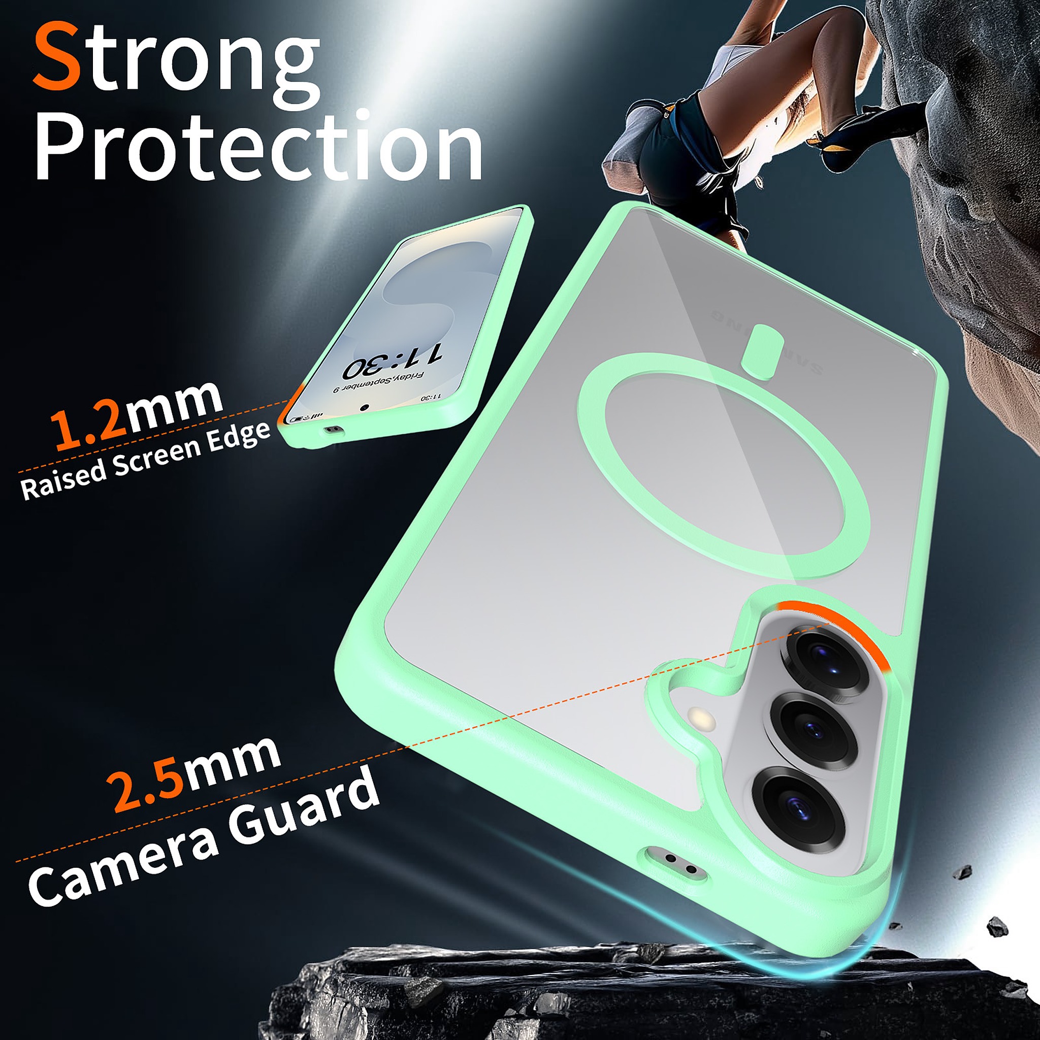 SendaFit Clear Two-in-One MagSafe Case for Galaxy S26+ detail 26
