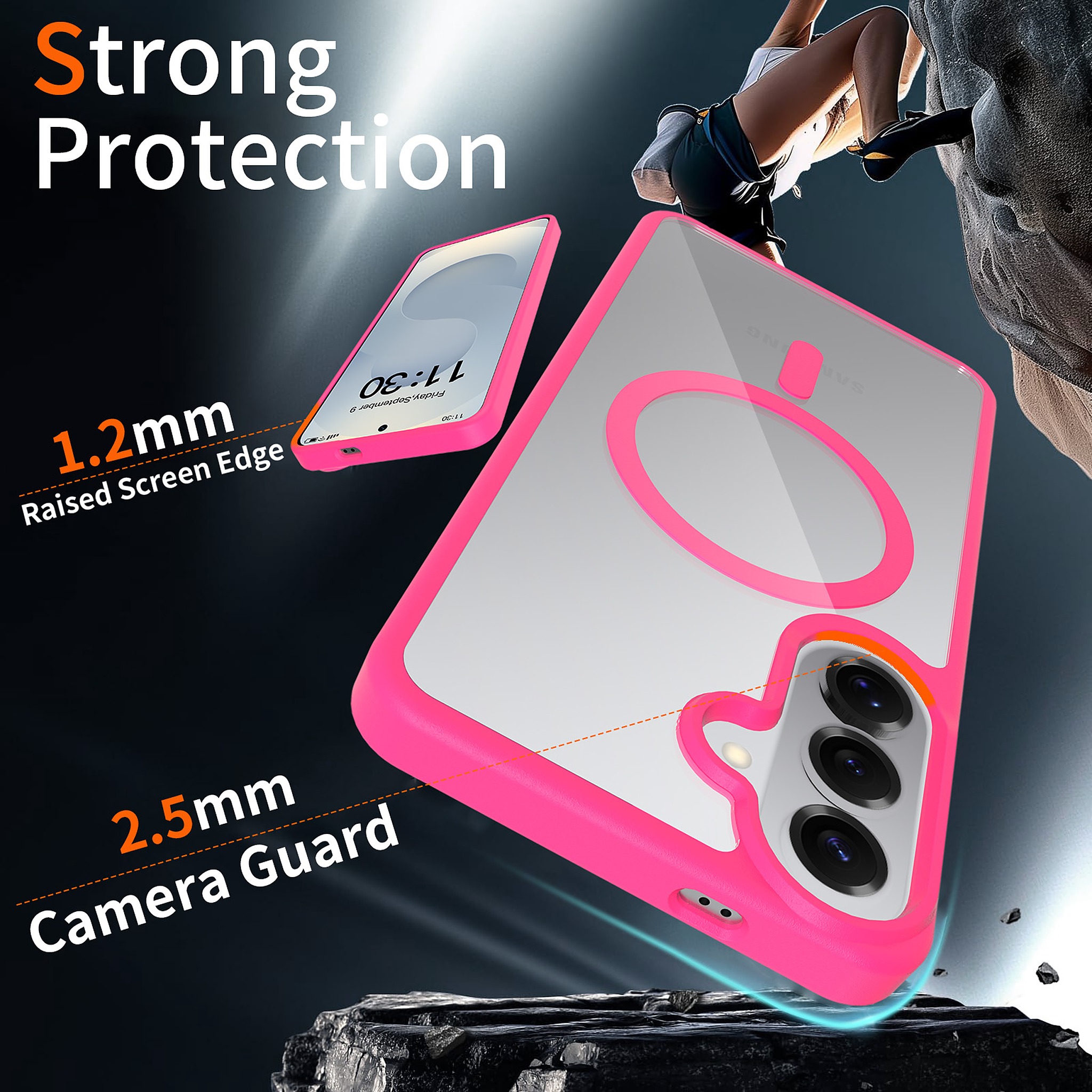 SendaFit Clear Two-in-One MagSafe Case for Galaxy S26+ detail 3