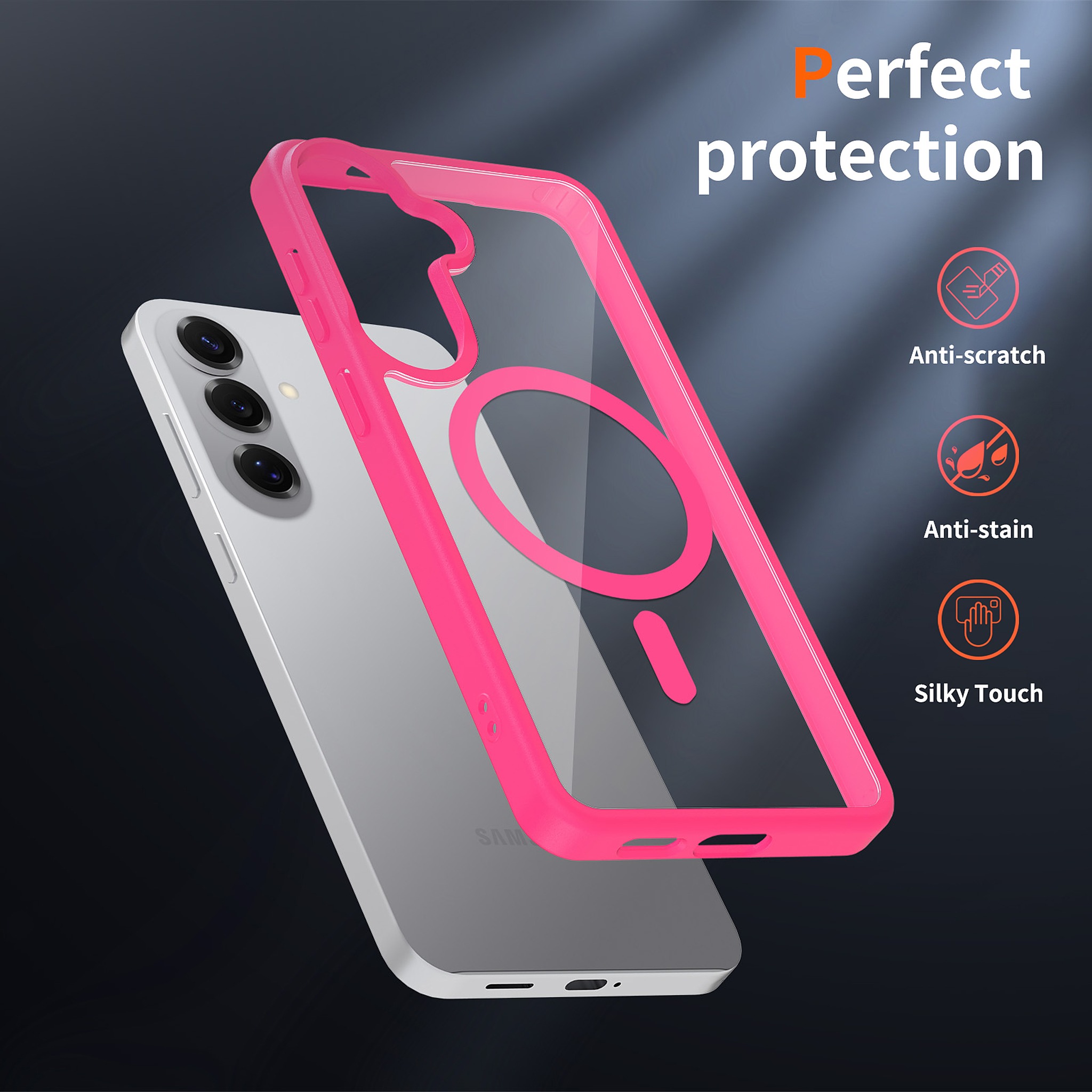 SendaFit Clear Two-in-One MagSafe Case for Galaxy S26+ detail 5