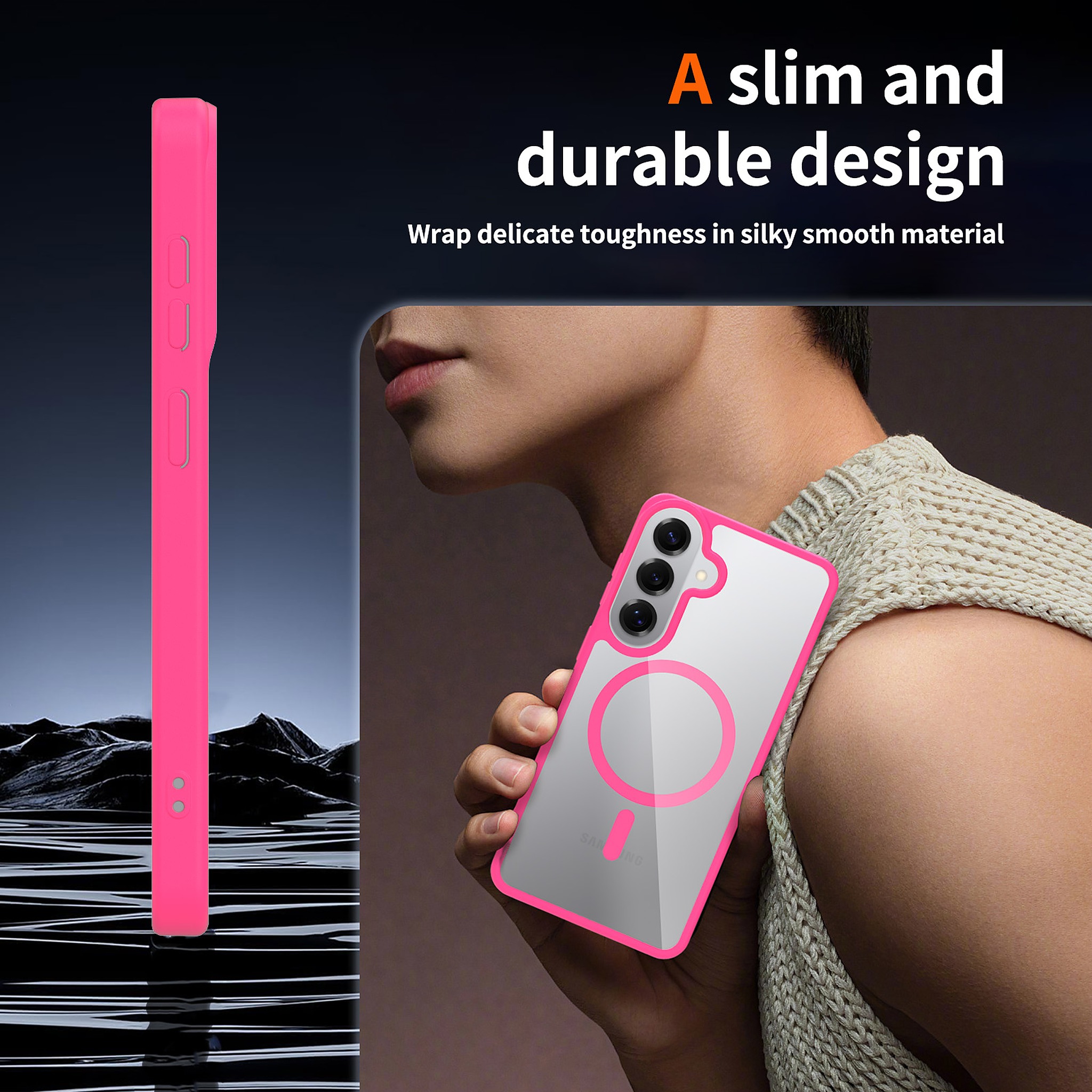 SendaFit Clear Two-in-One MagSafe Case for Galaxy S26+ detail 6
