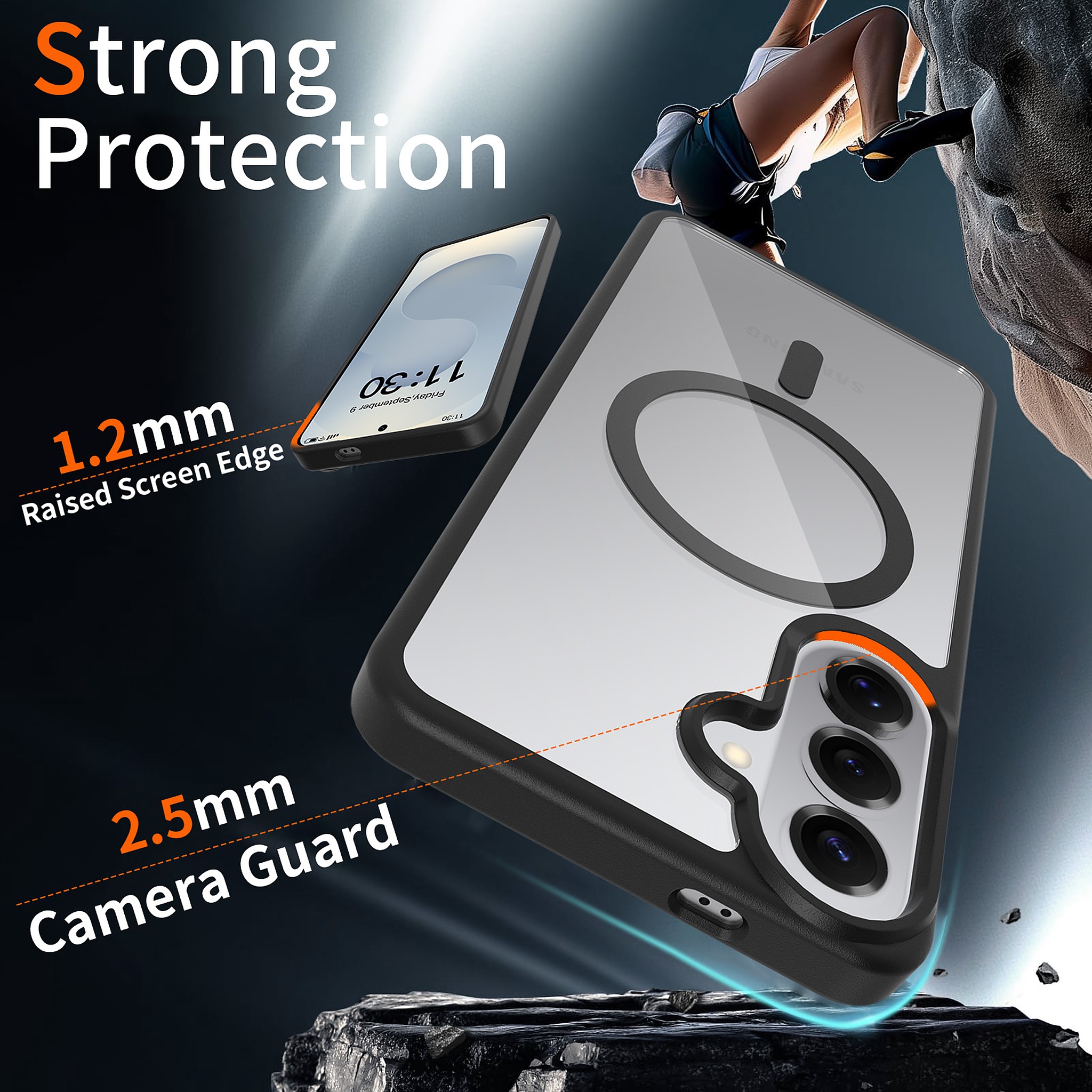SendaFit Clear Two-in-One MagSafe Case for Galaxy S26+ detail 7