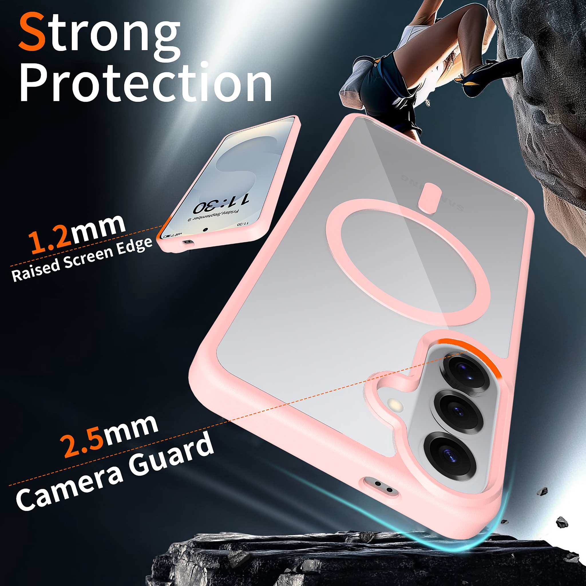 SendaFit Clear Two-in-One MagSafe Case for Galaxy S26+ detail 8