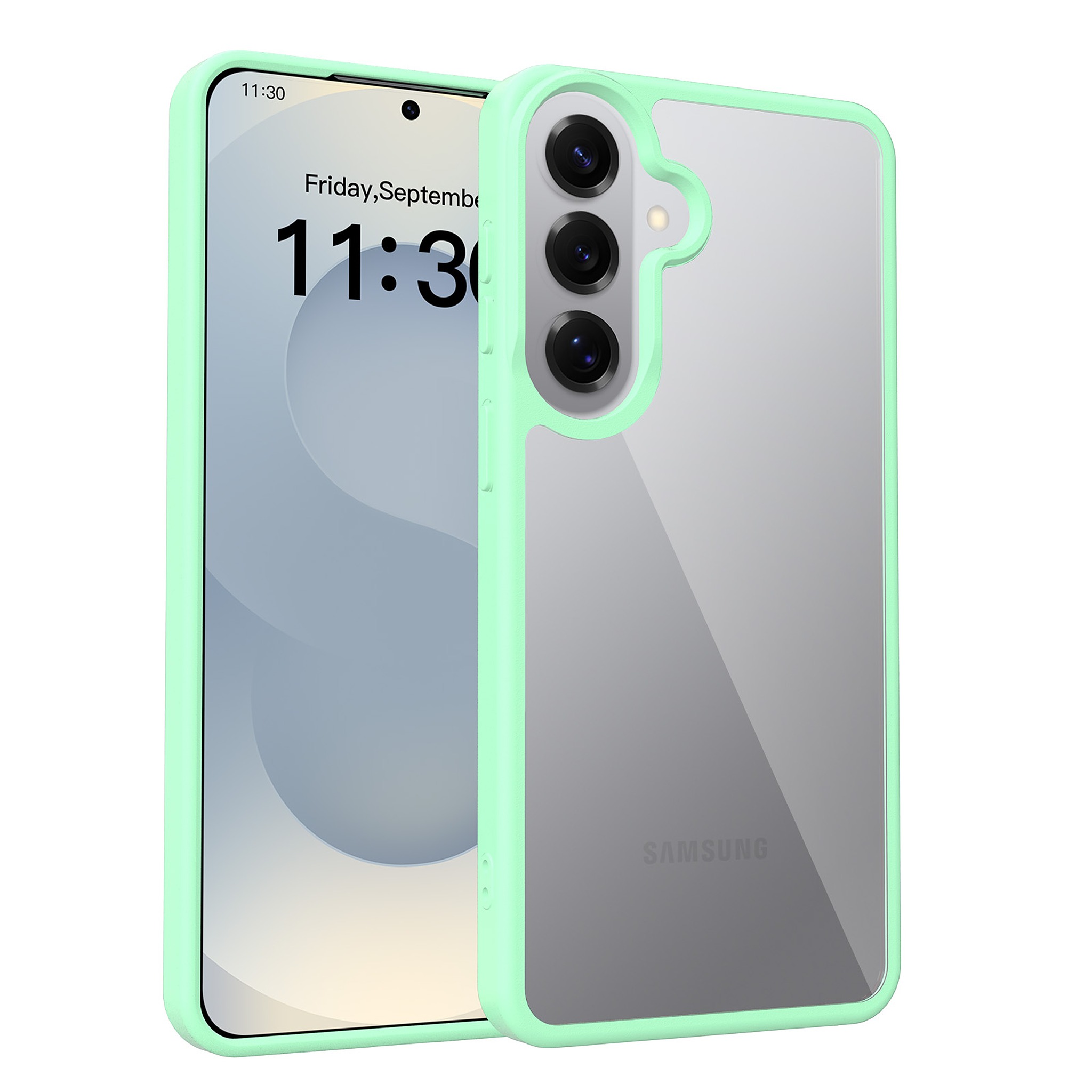 SendaFit Clear Two-in-One Case for Galaxy S26+ - Ice Green